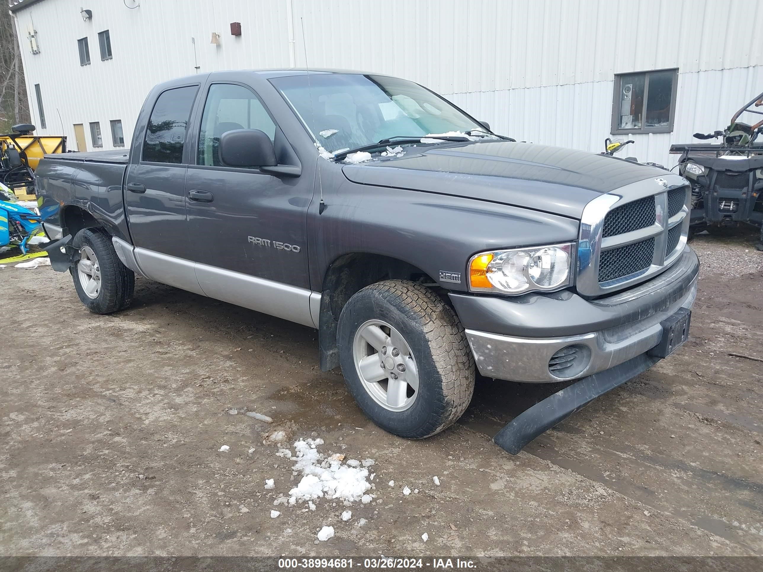 dodge ram 2003 1d7hu18d23s236412