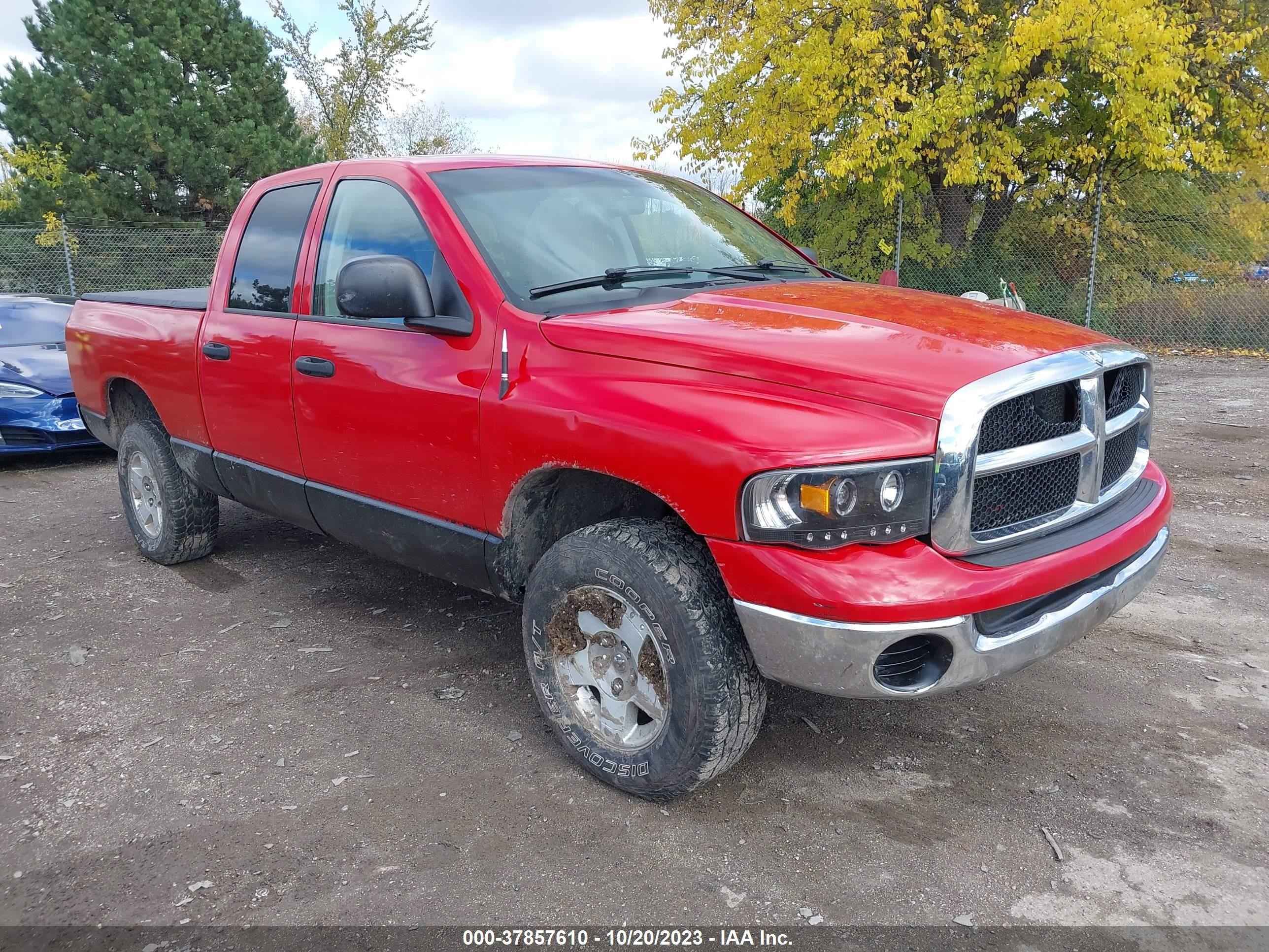 dodge ram 2005 1d7hu18d45s278423