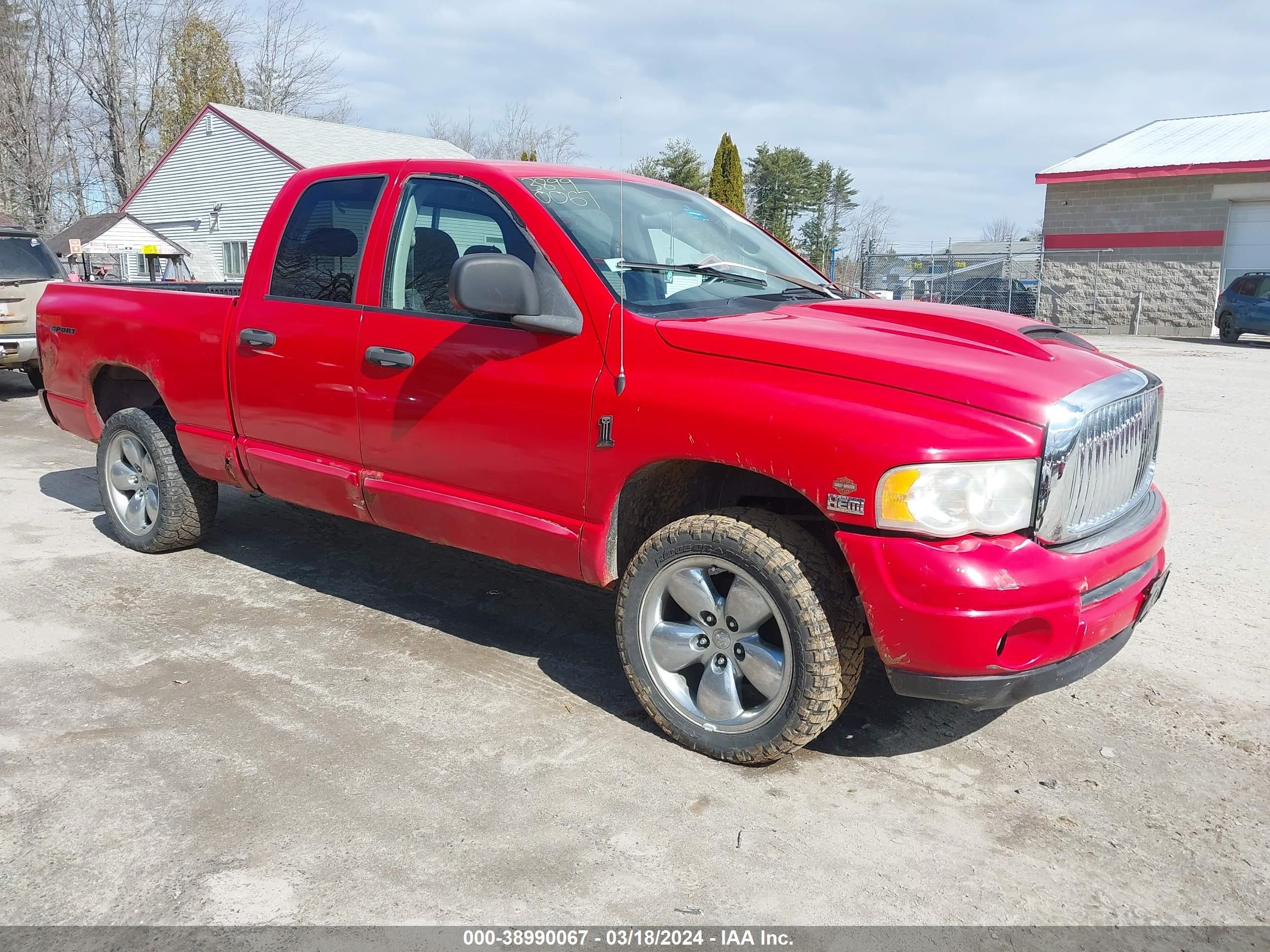 dodge ram 2004 1d7hu18d54j259657