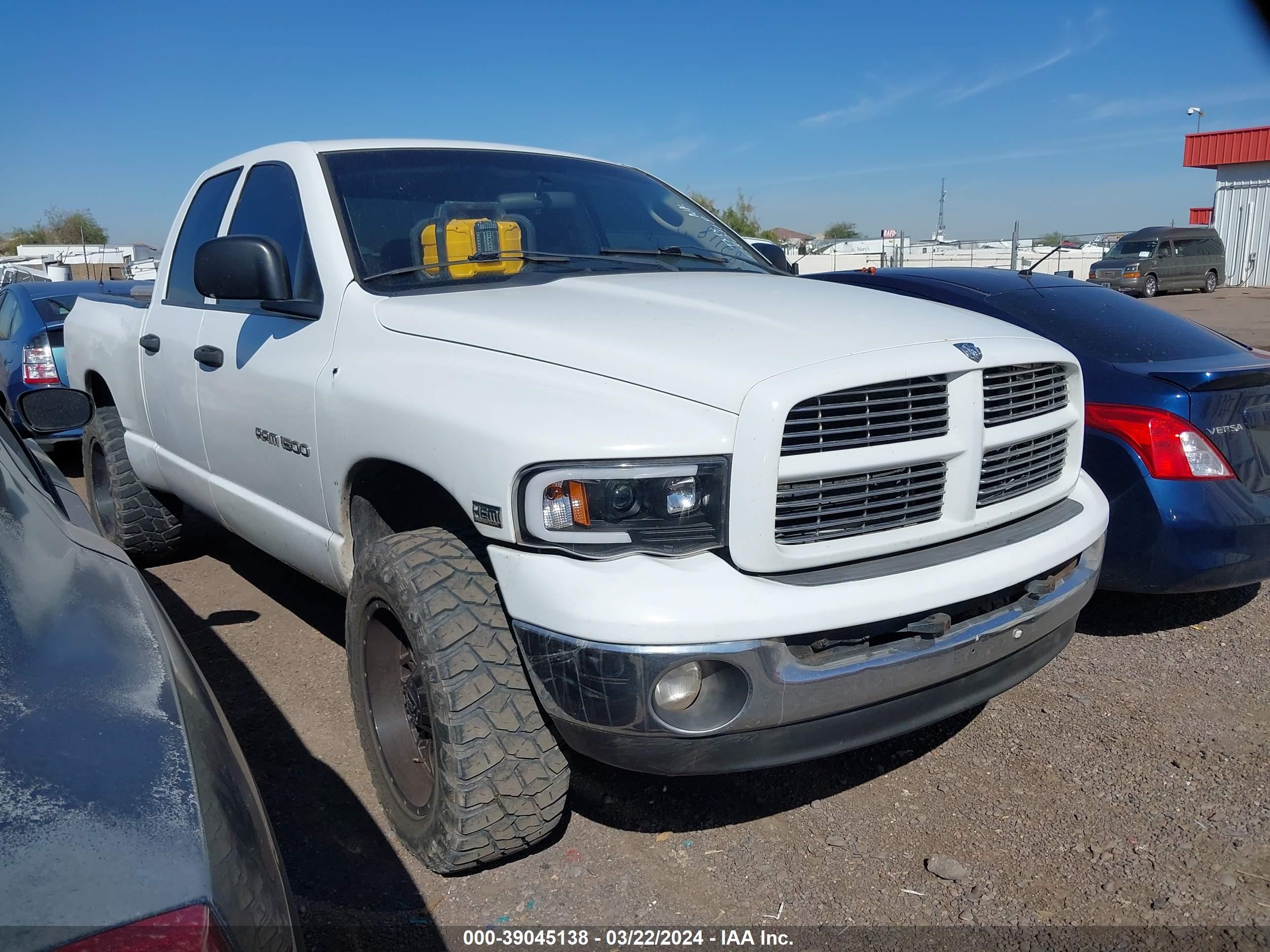 dodge ram 2005 1d7hu18dx5j582118