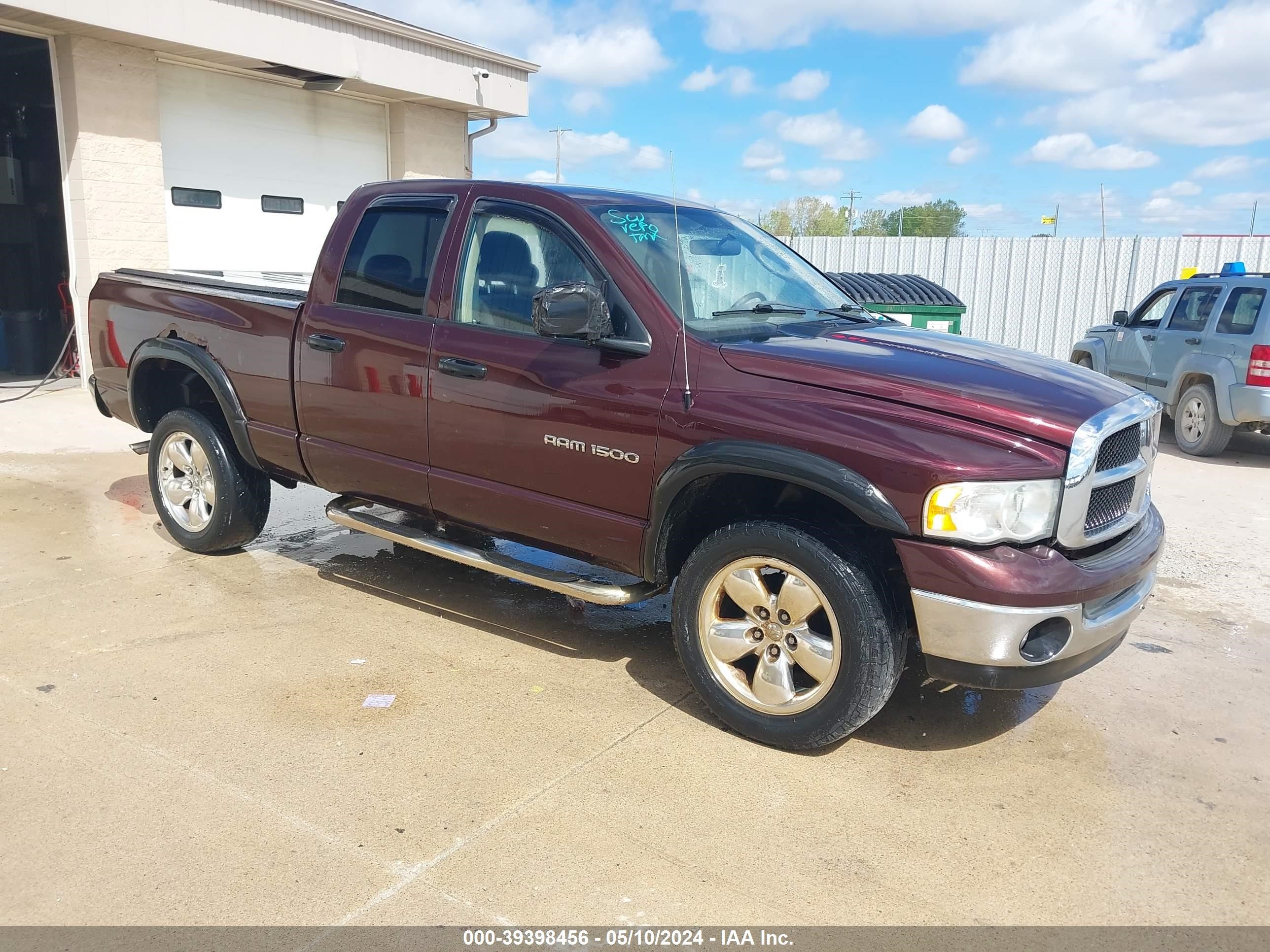 dodge ram 2005 1d7hu18n35s274775