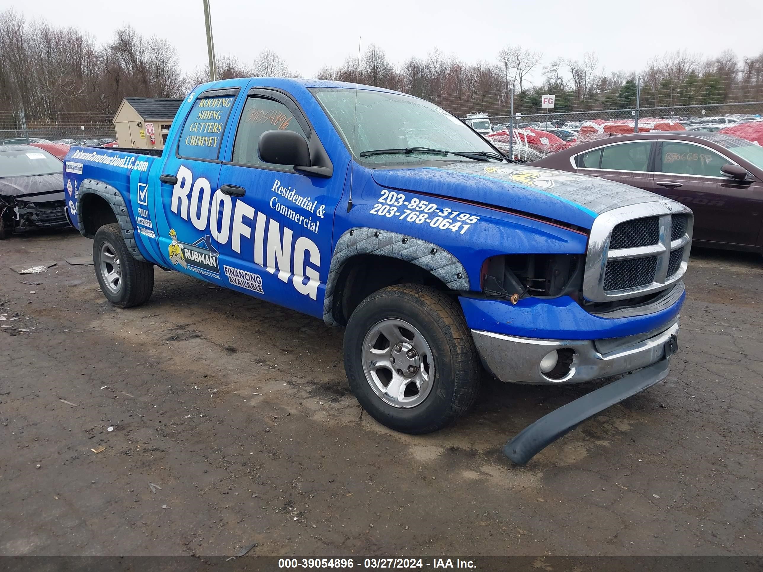 dodge ram 2003 1d7hu18n53s187988