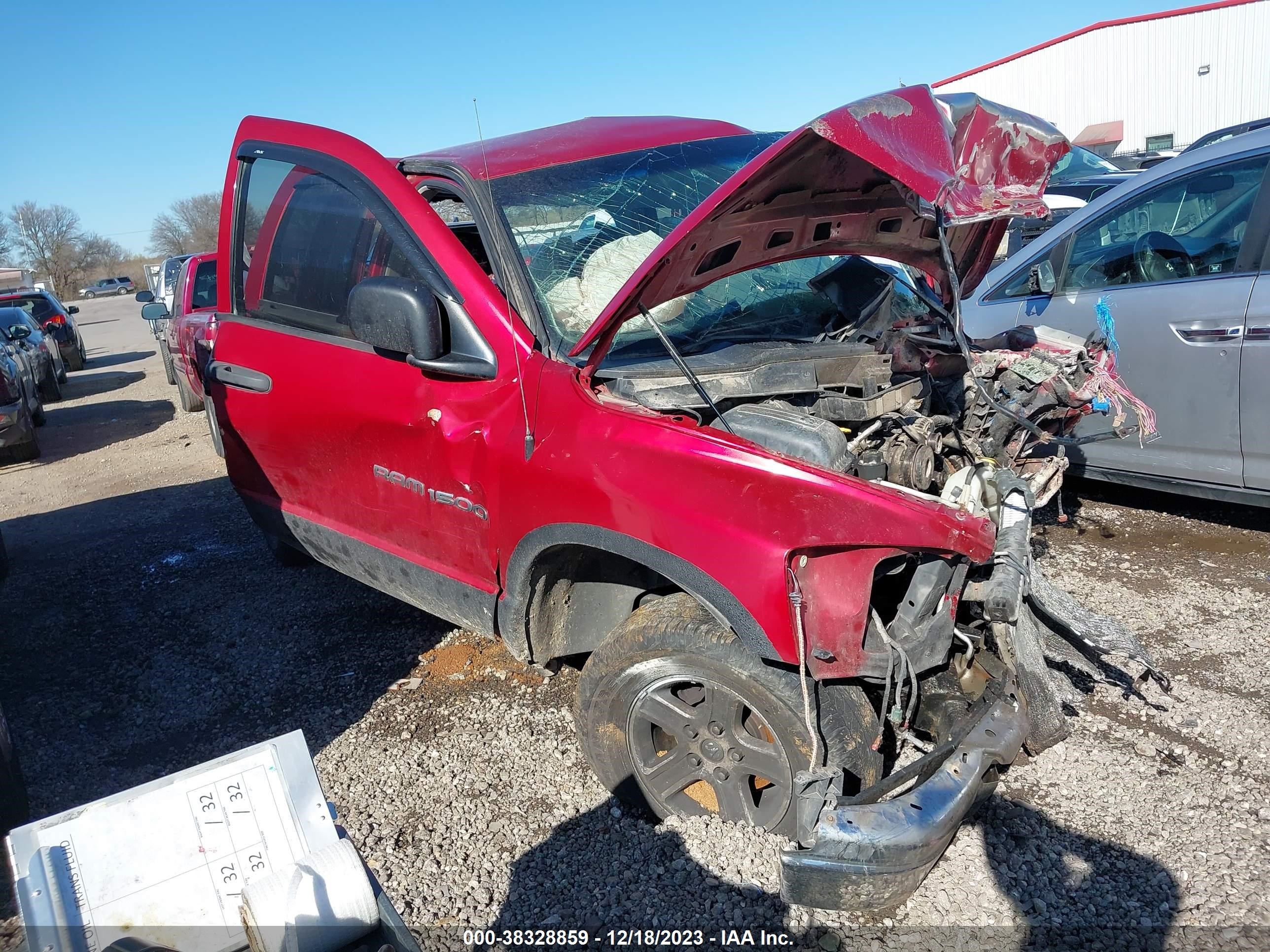 dodge ram 2006 1d7hu18n76j137104