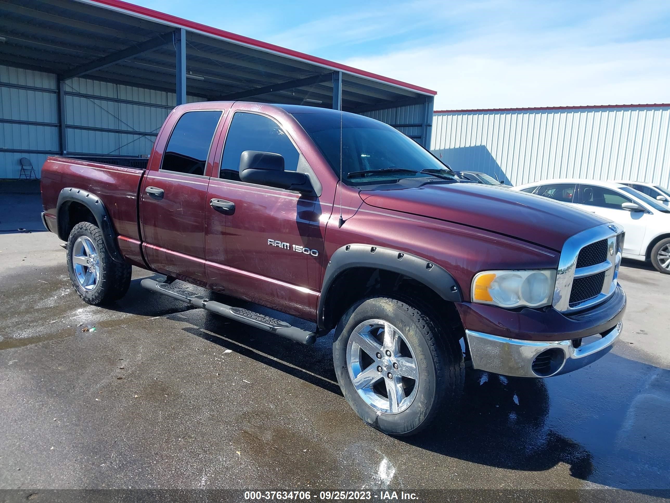 dodge ram 2005 1d7hu18nx5j619709