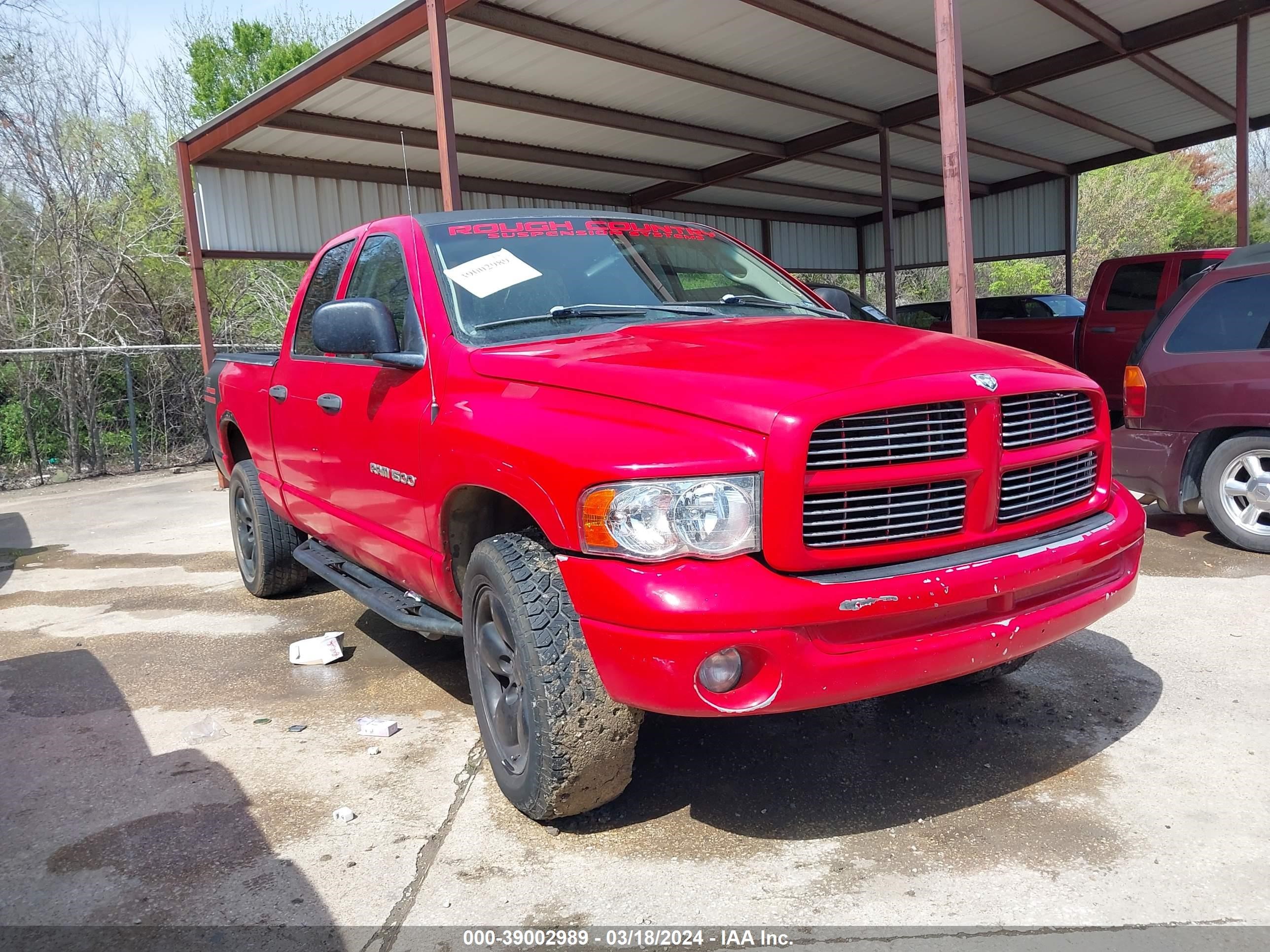 dodge ram 2003 1d7hu18z03s154996