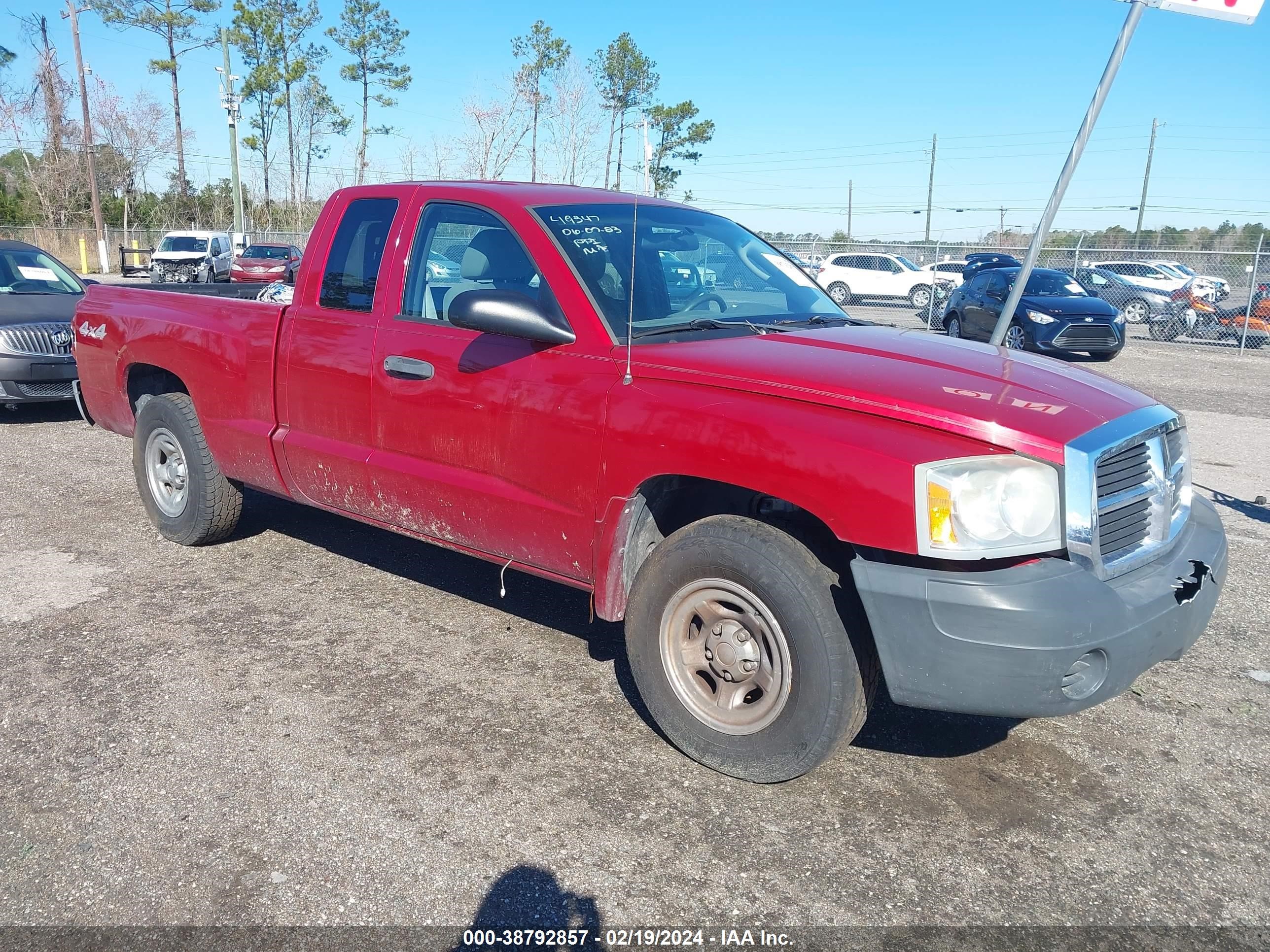 dodge dakota 2006 1d7hw22n96s715674