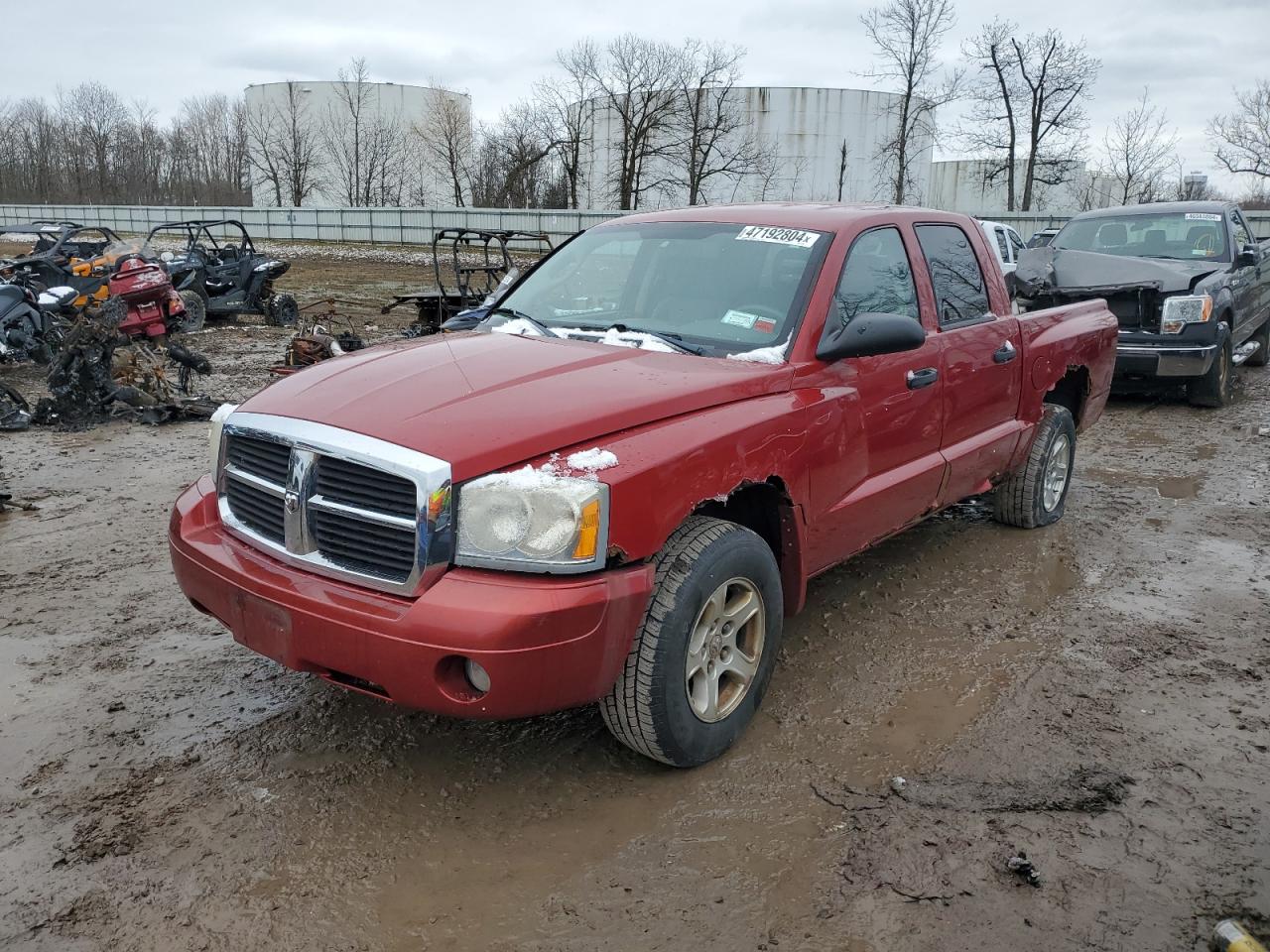 dodge dakota 2007 1d7hw48n17s207591