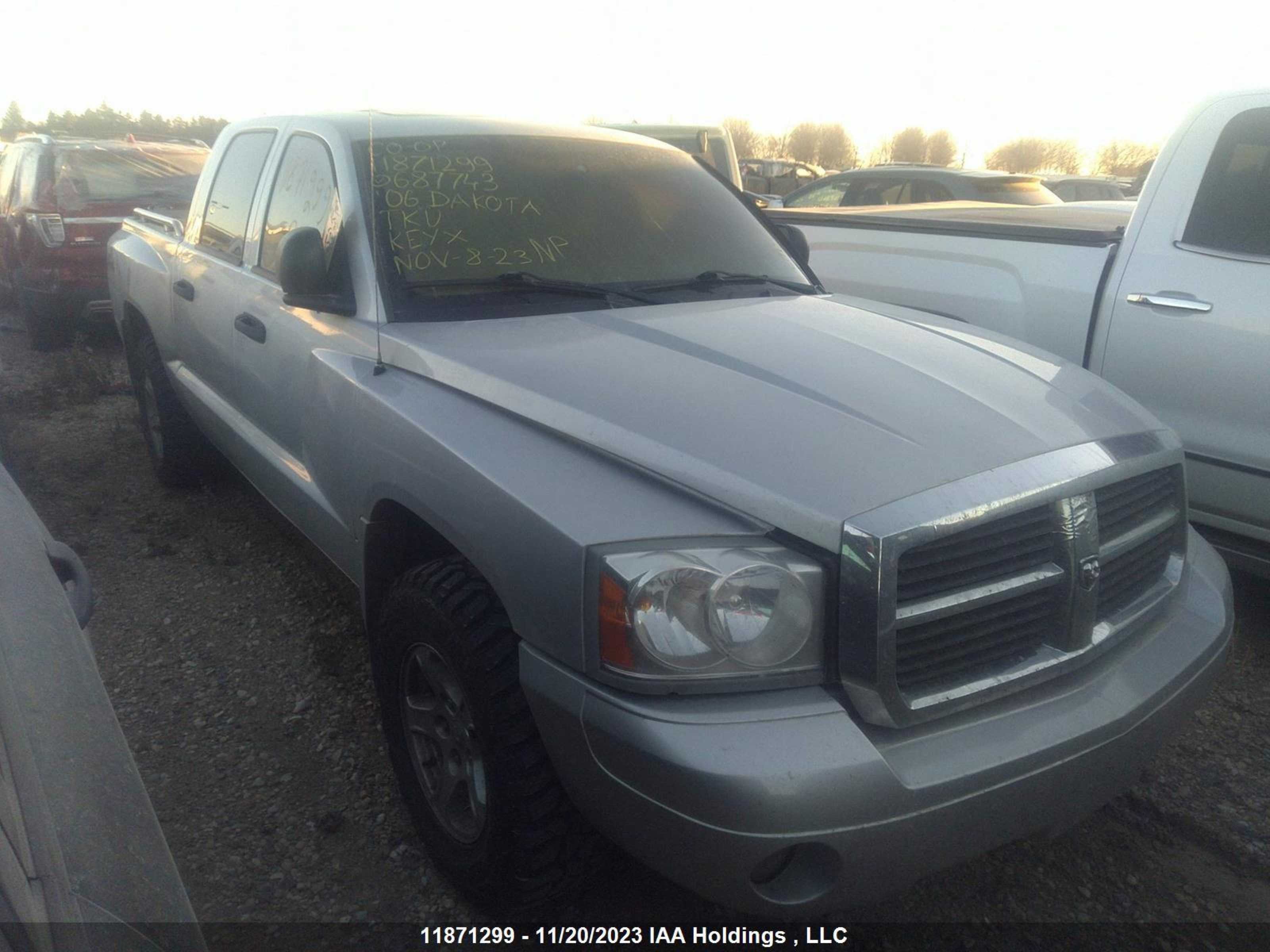 dodge dakota 2006 1d7hw48nx6s687743