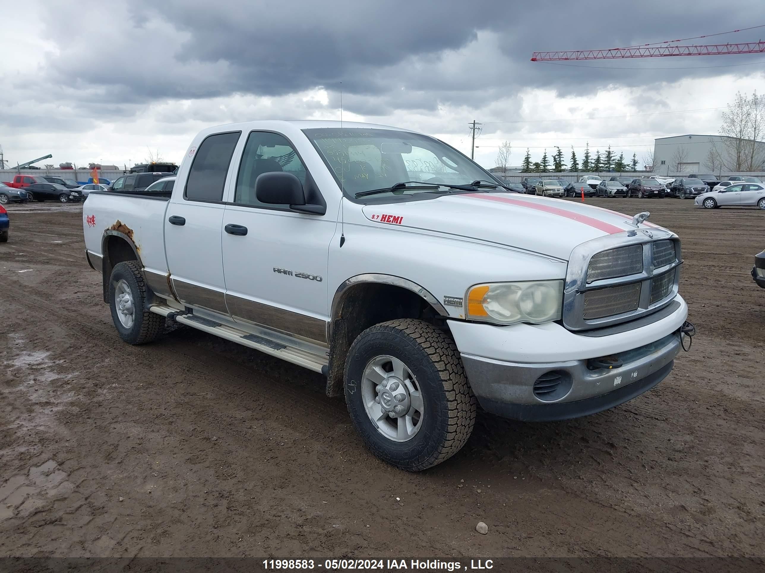 dodge ram 2003 1d7ku28dx3j551914