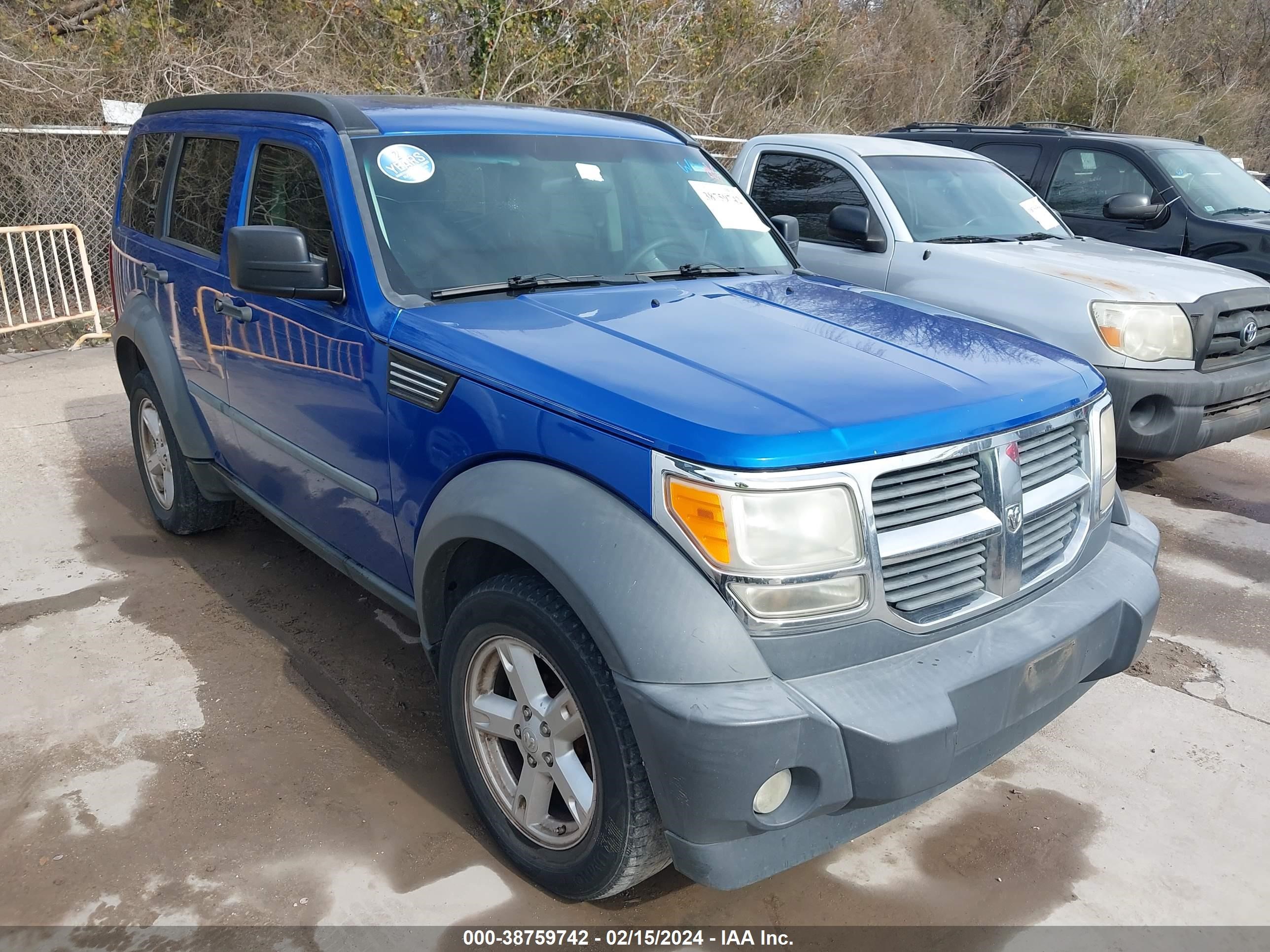 dodge nitro 2007 1d8gt28k67w706051