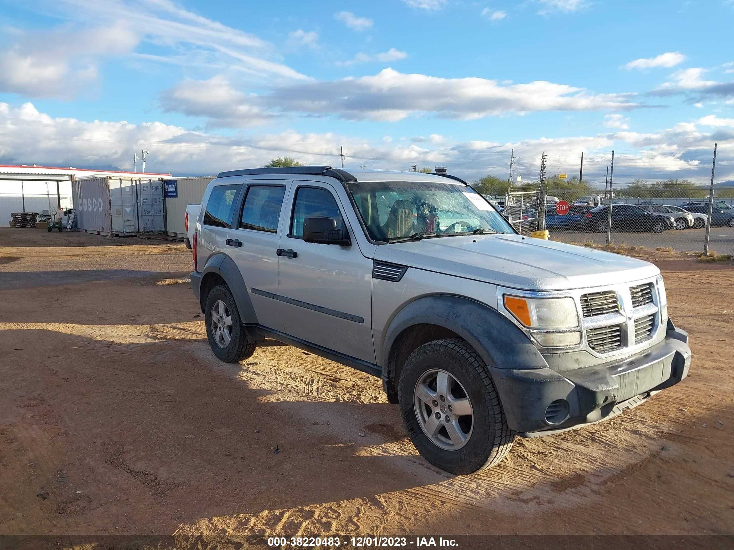 dodge nitro 2007 1d8gt28kx7w596637