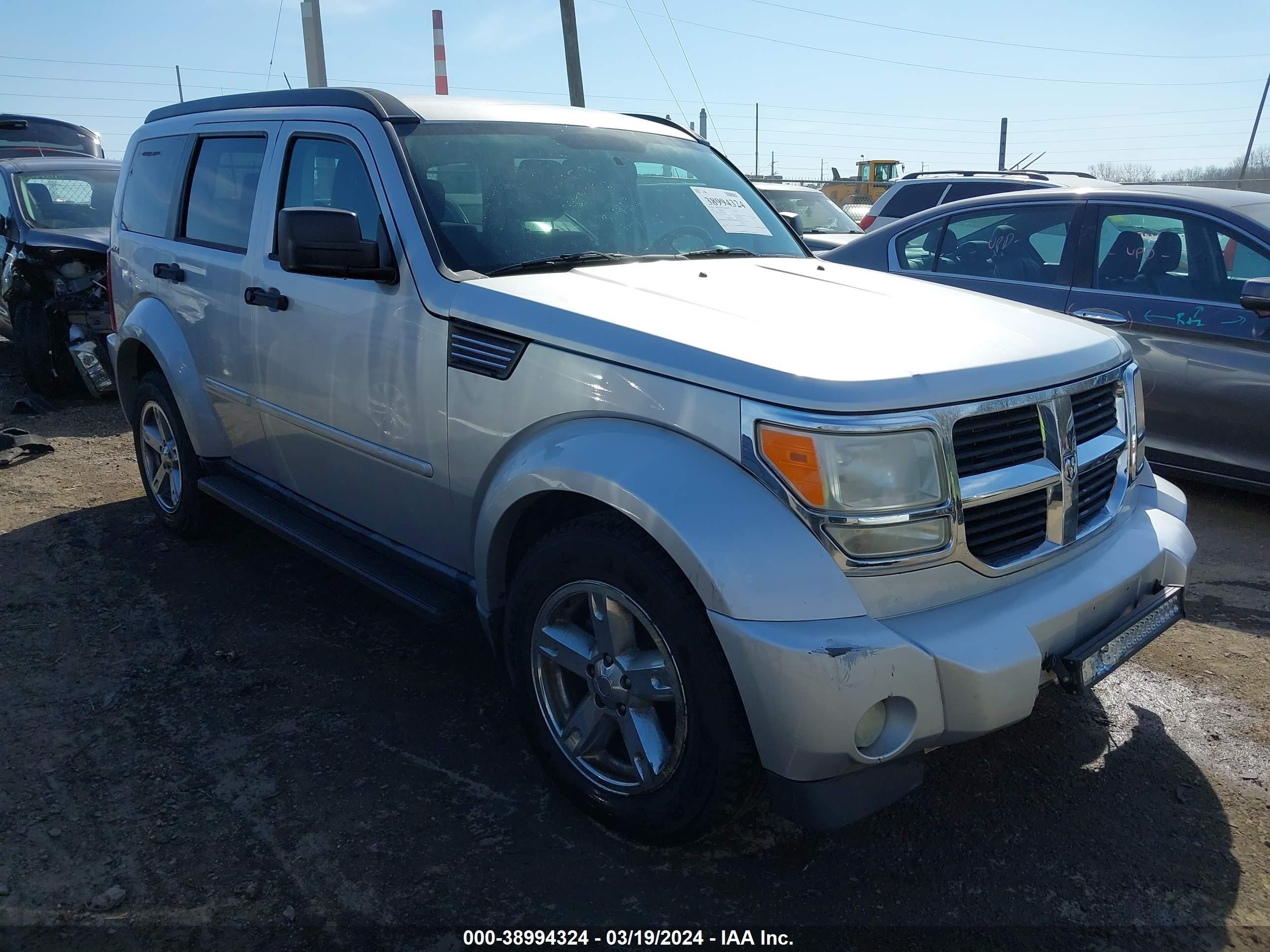 dodge nitro 2009 1d8gu58kx9w539291