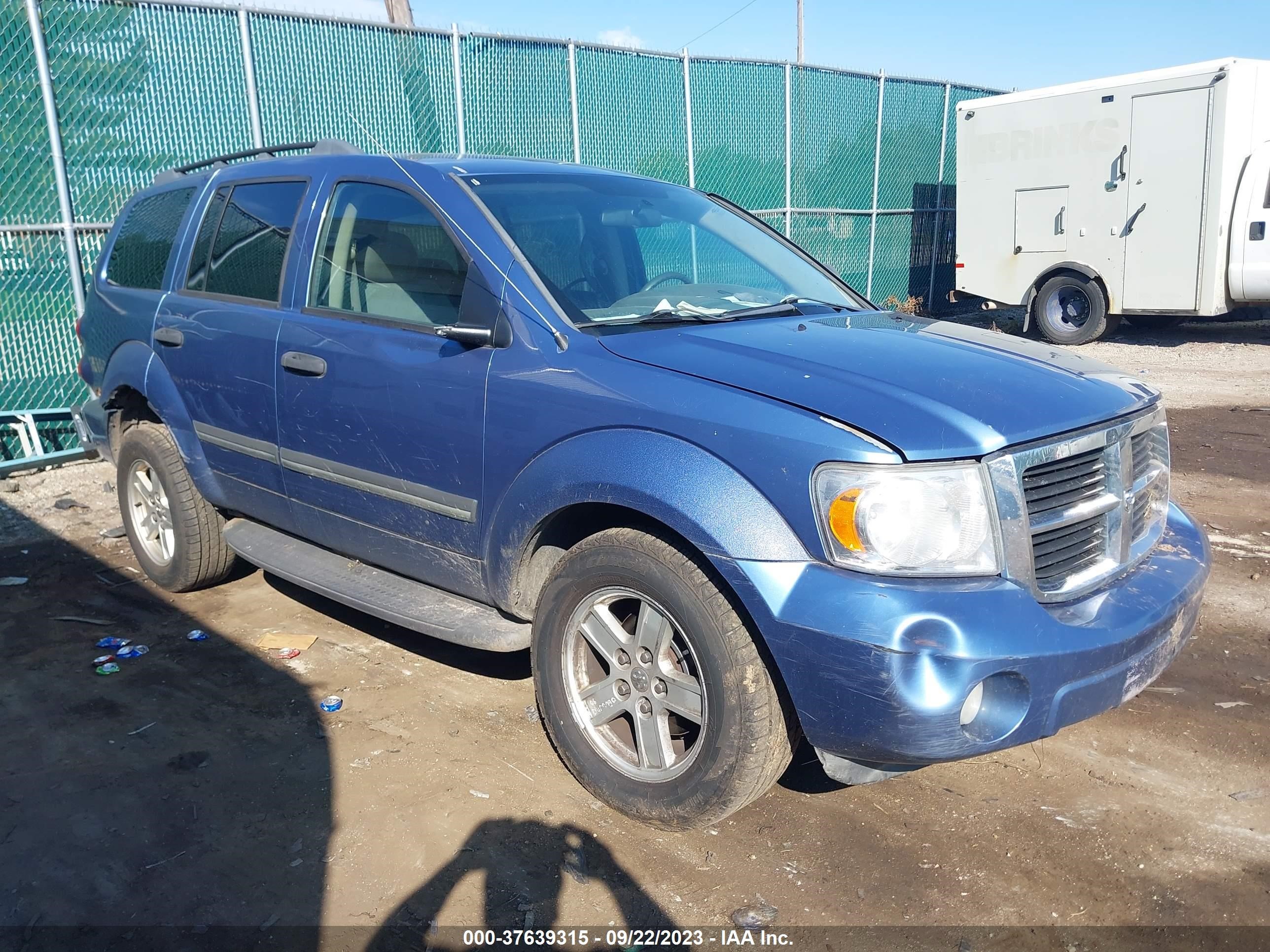 dodge durango 2008 1d8hb48n78f146233