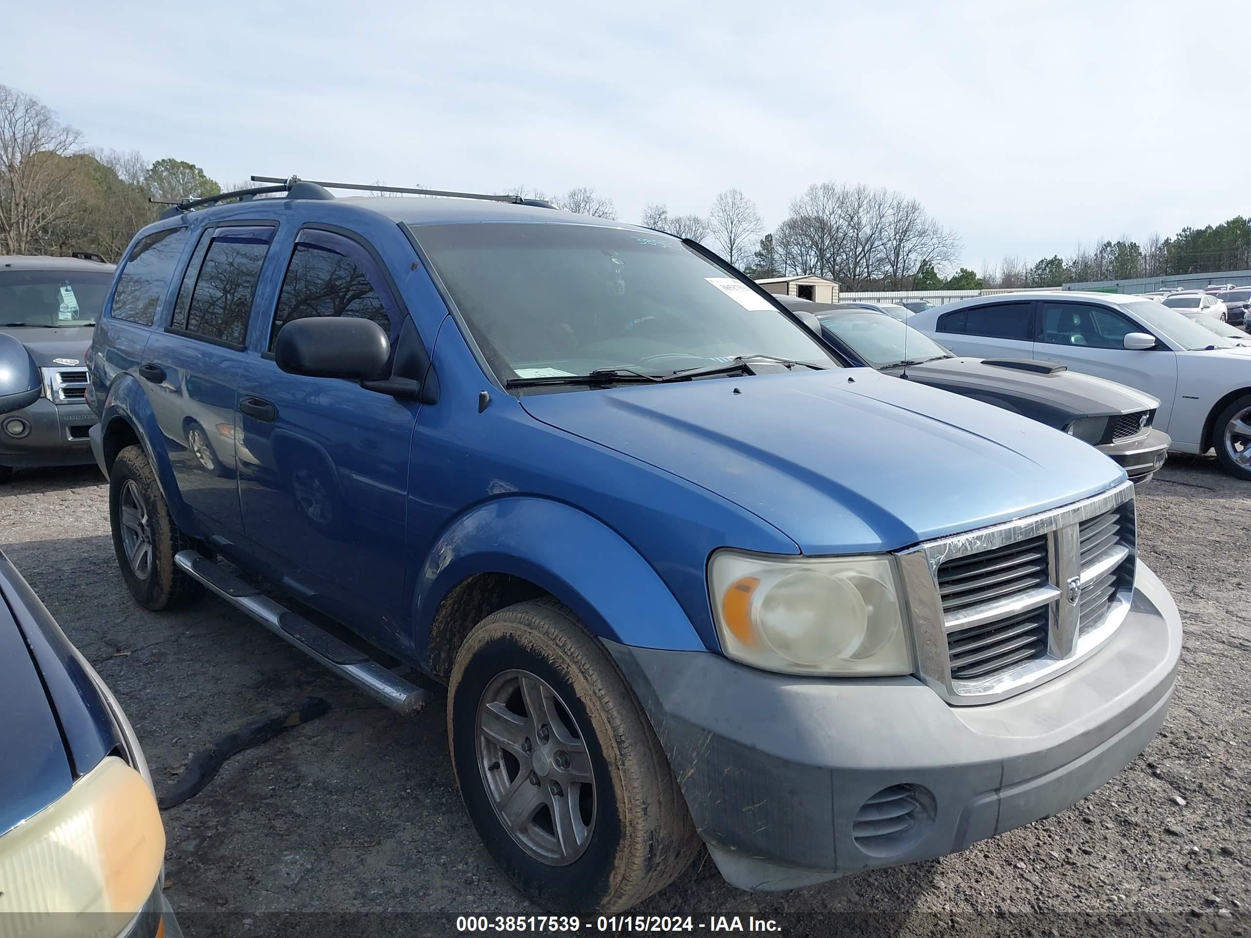 dodge durango 2007 1d8hd38p07f544145