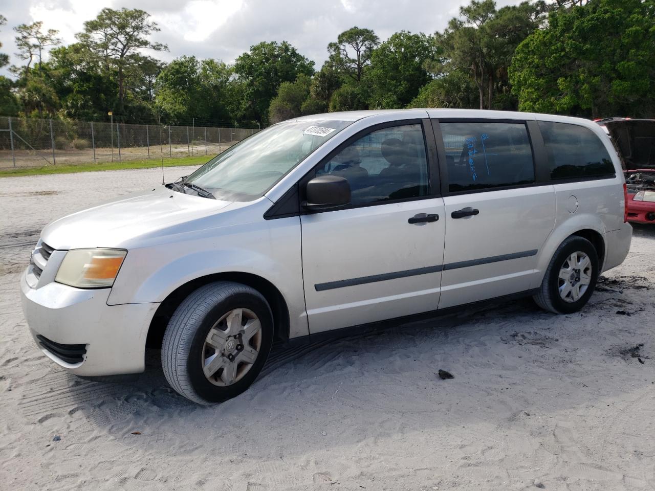 dodge caravan 2008 1d8hn44h38b155512