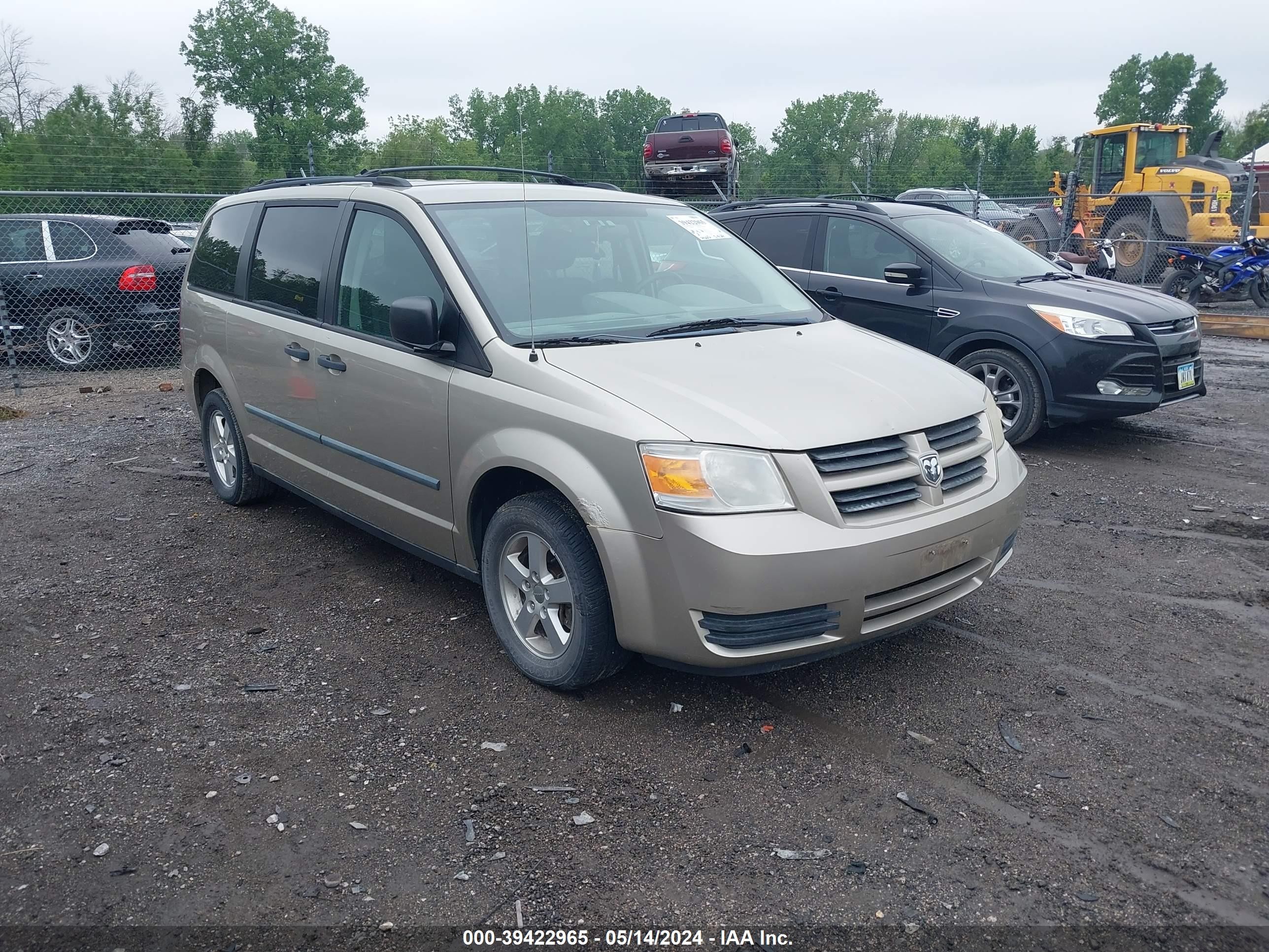 dodge caravan 2008 1d8hn44h98b150069