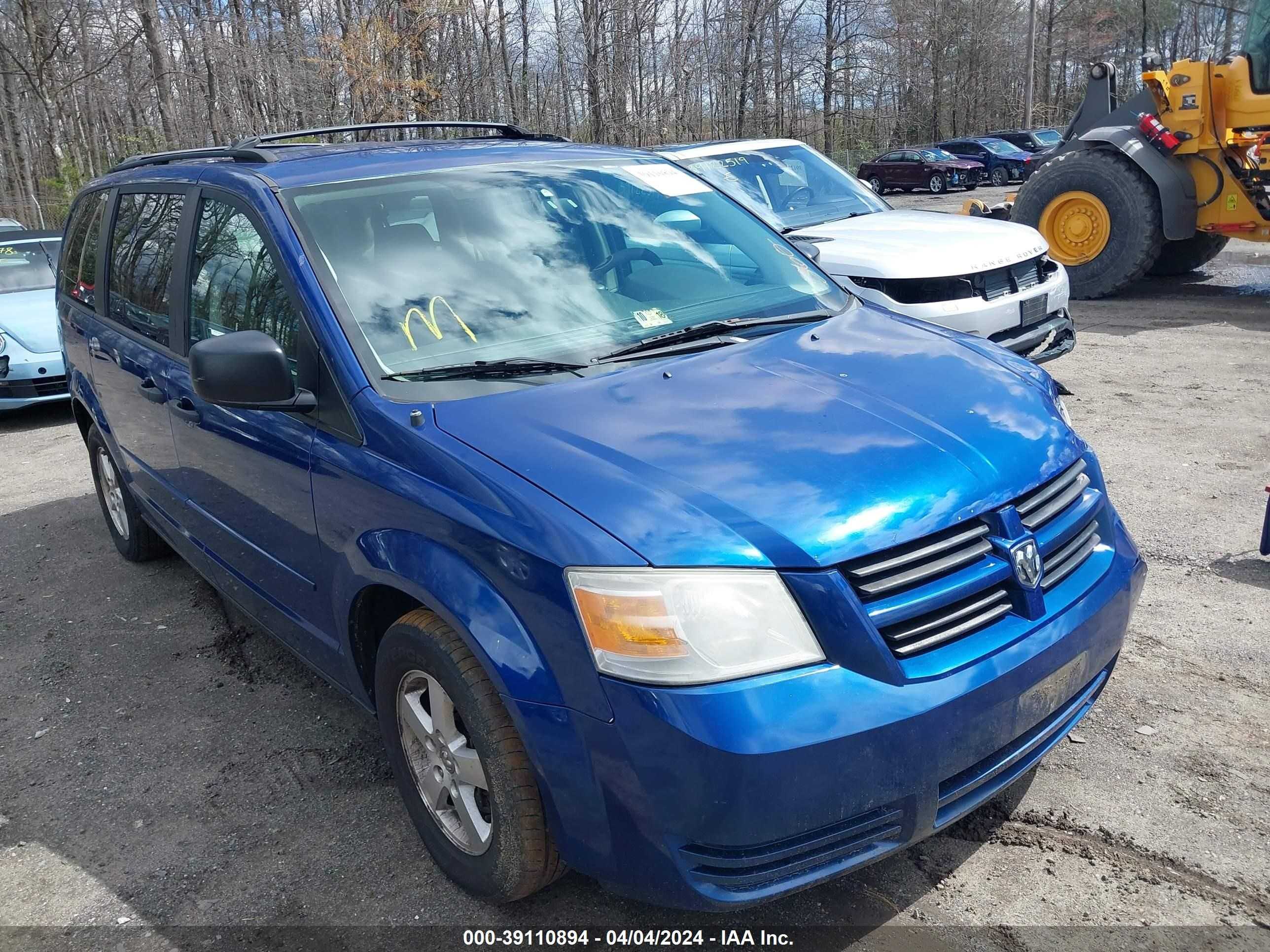 dodge caravan 2008 1d8hn44hx8b109675