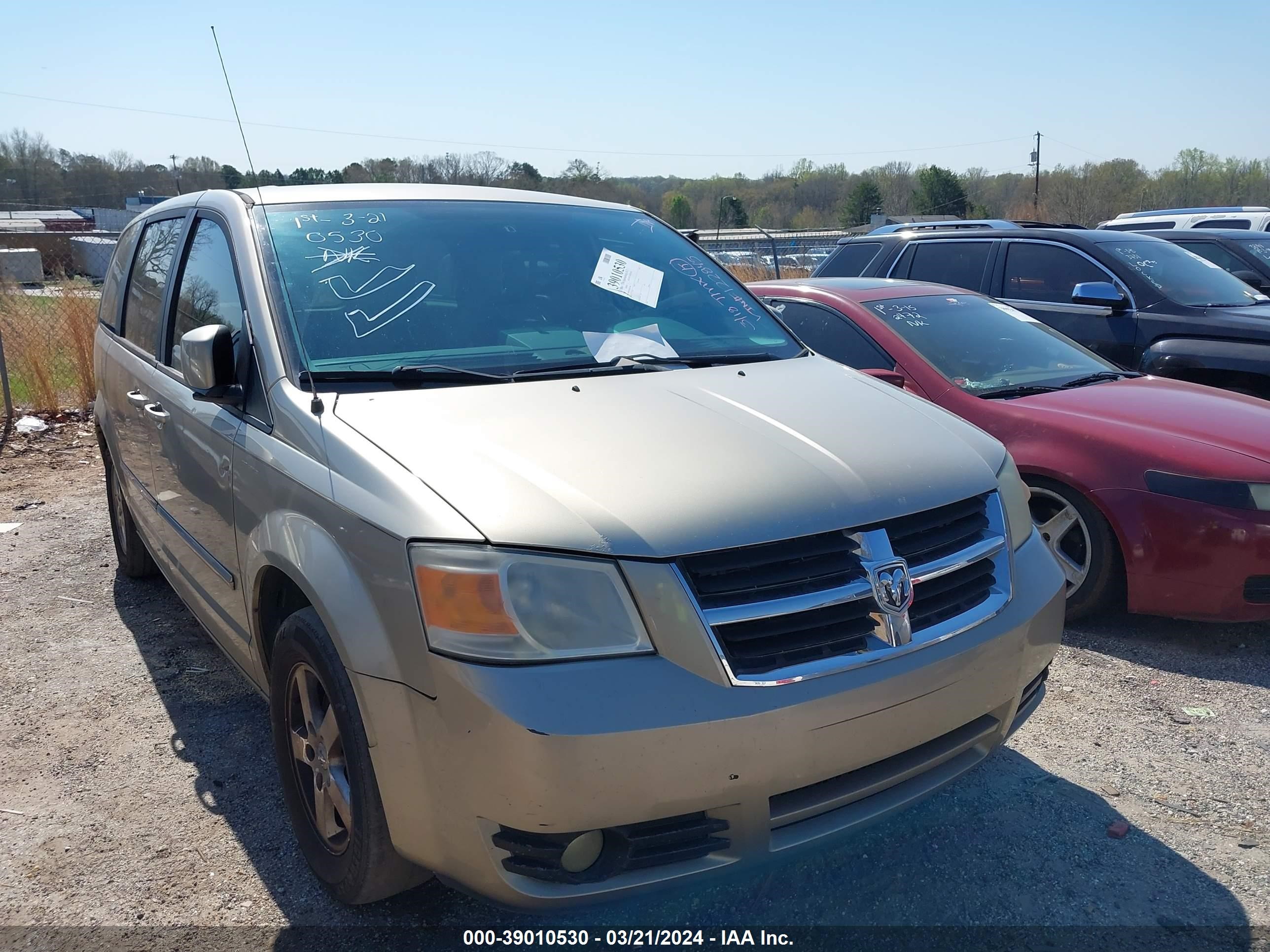 dodge caravan 2008 1d8hn54p18b122845