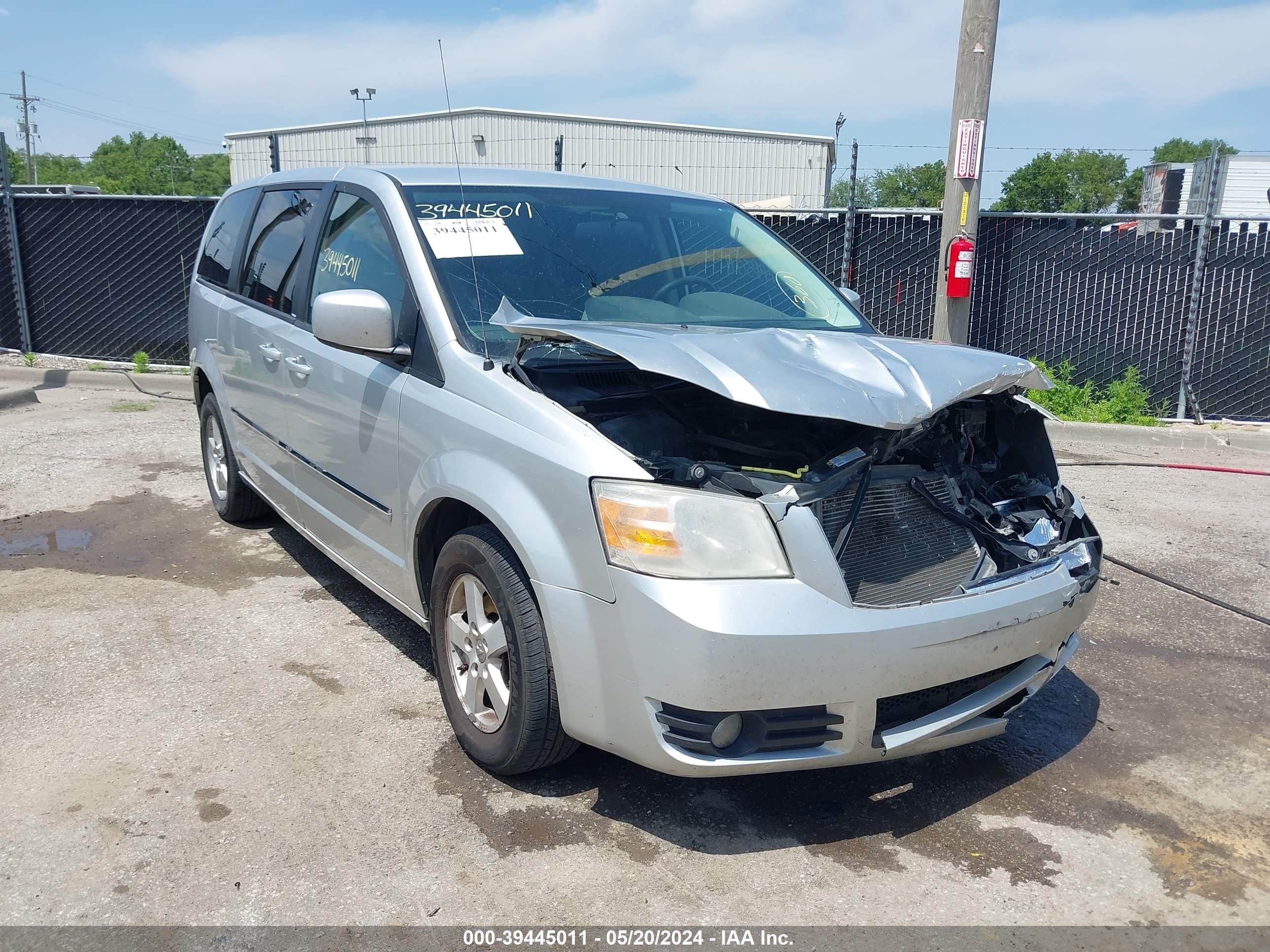 dodge caravan 2008 1d8hn54p58b170431