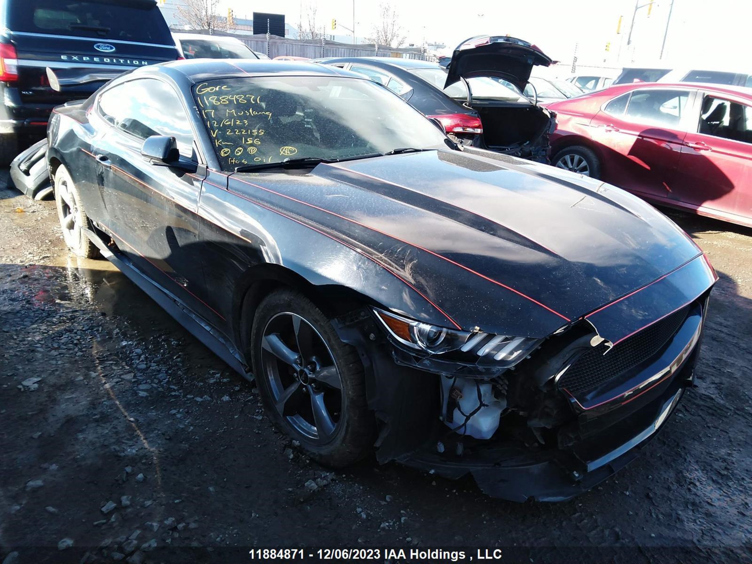 ford mustang 2017 1fa6p8am5h5222155