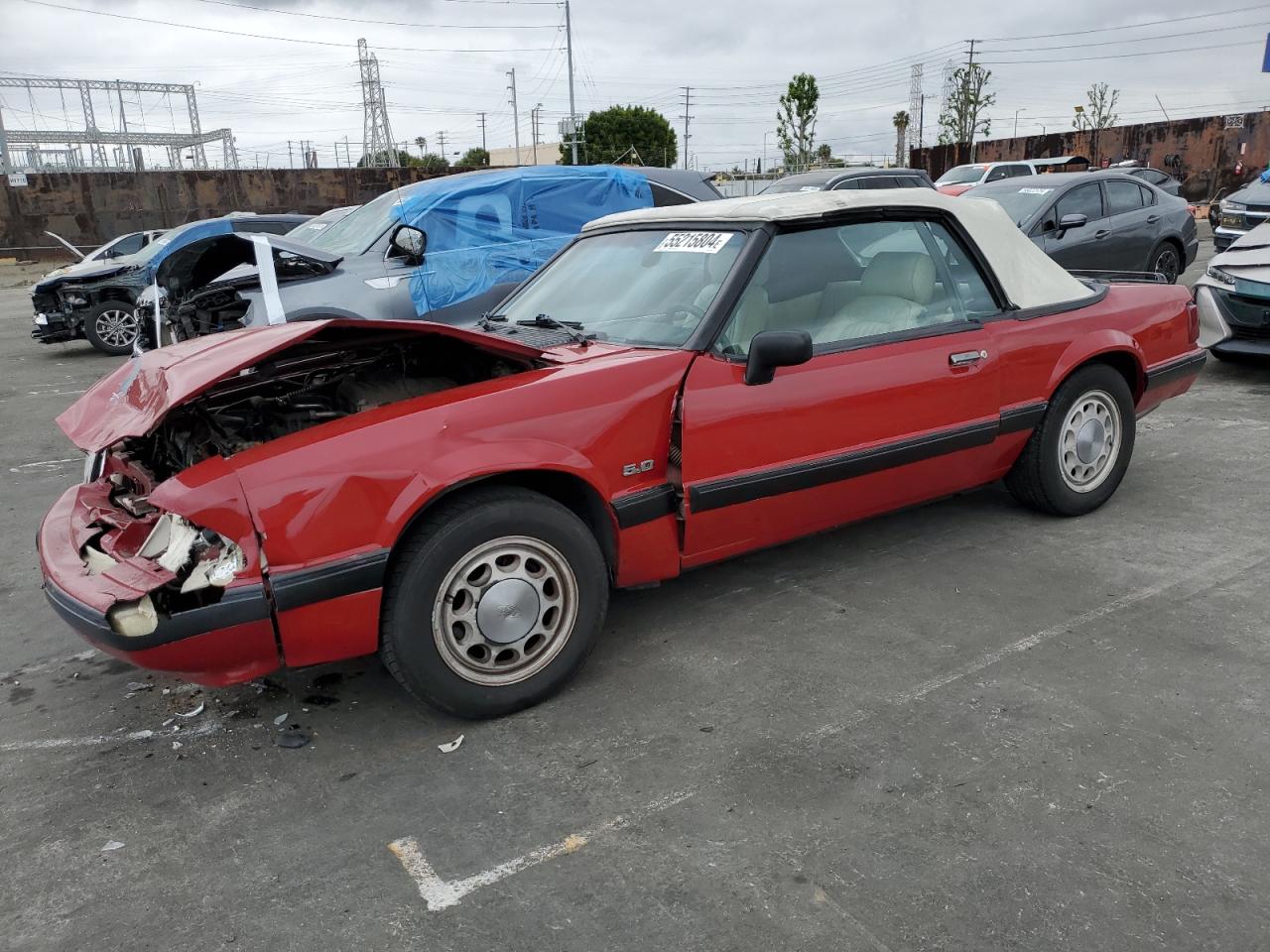 ford mustang 1988 1fabp44e3jf233408