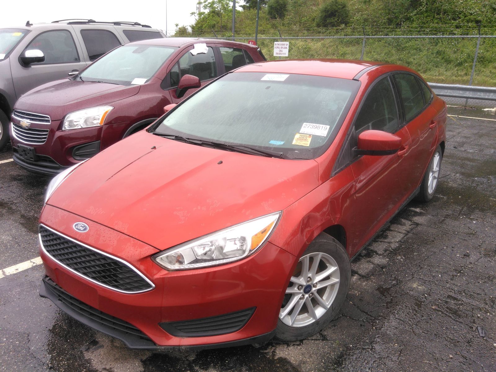 ford focus fwd 3c 2018 1fadp3fexjl242740