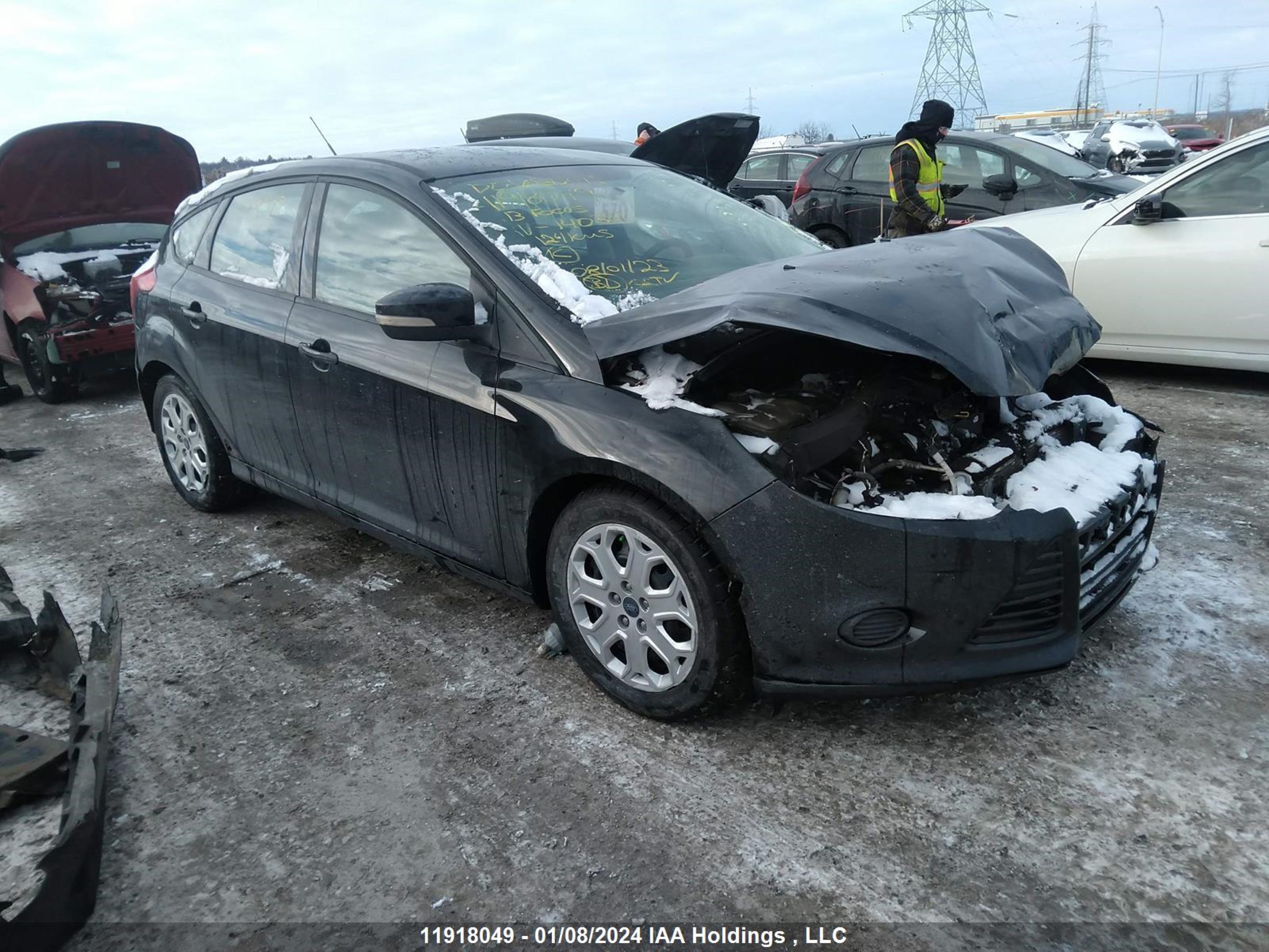 ford focus 2013 1fadp3k24dl140351