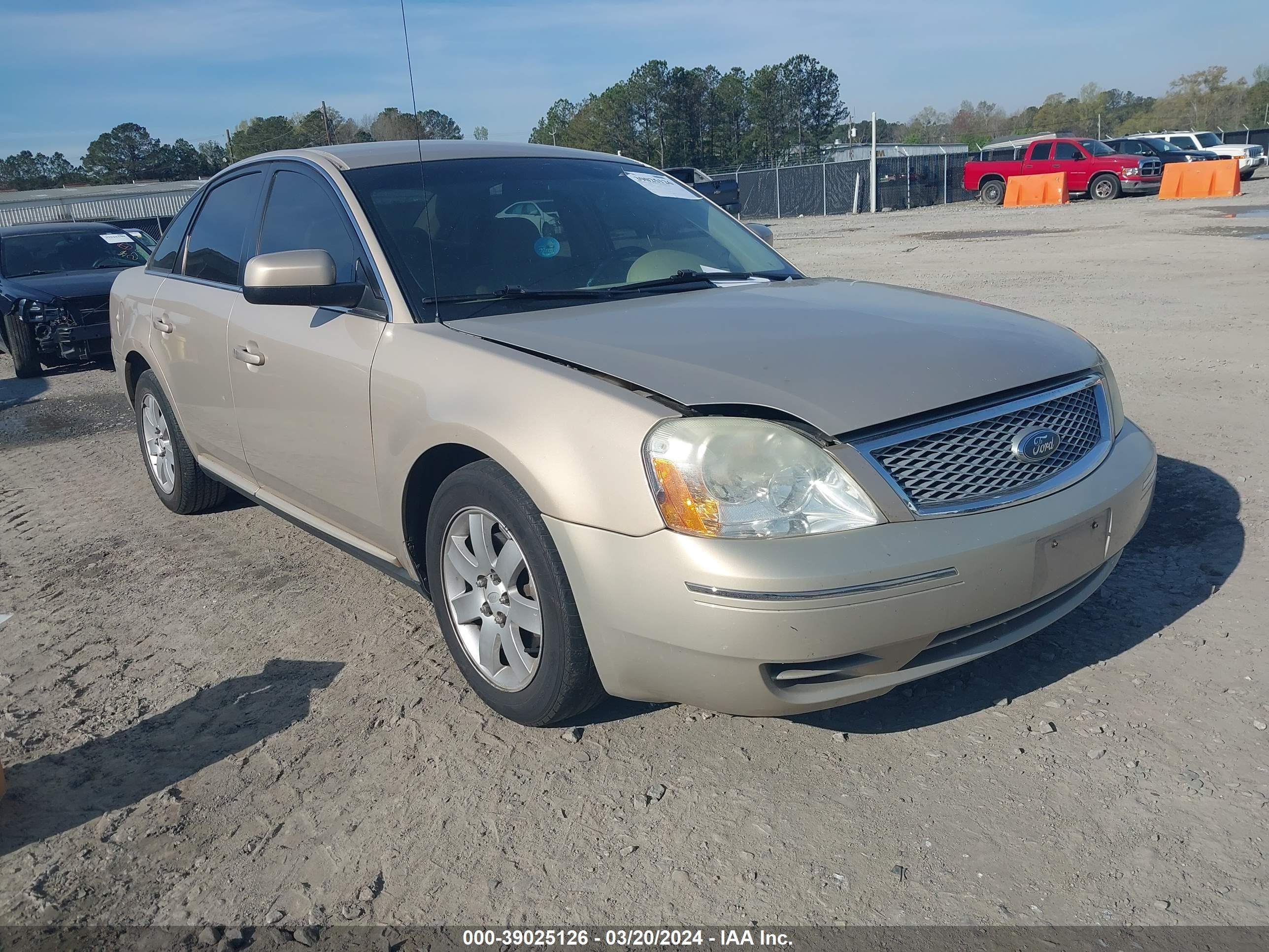 ford five hundred 2007 1fafp241x7g123459