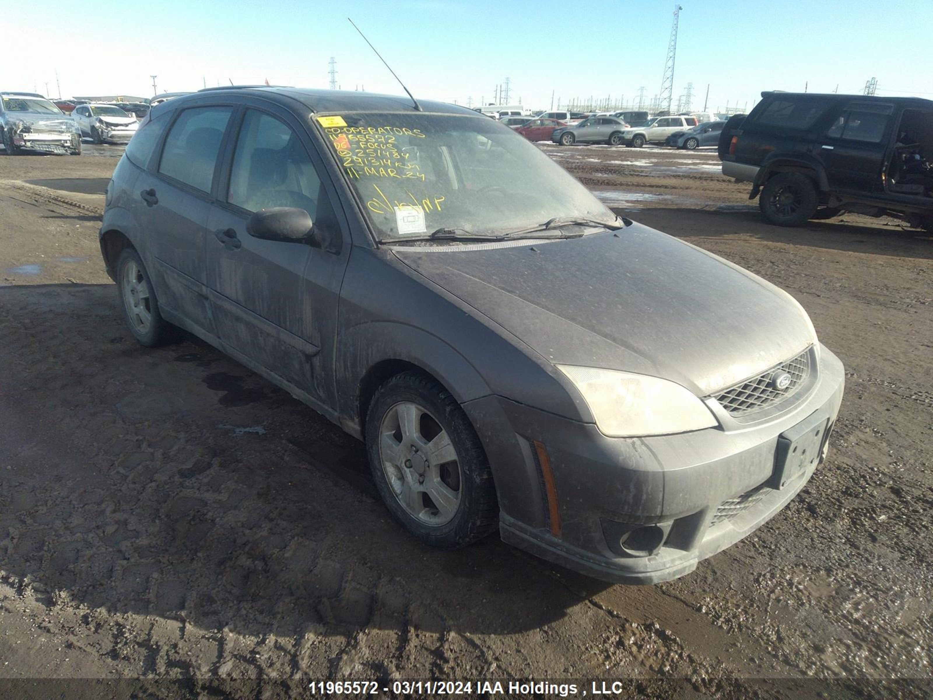 ford focus 2006 1fafp37n16w251484