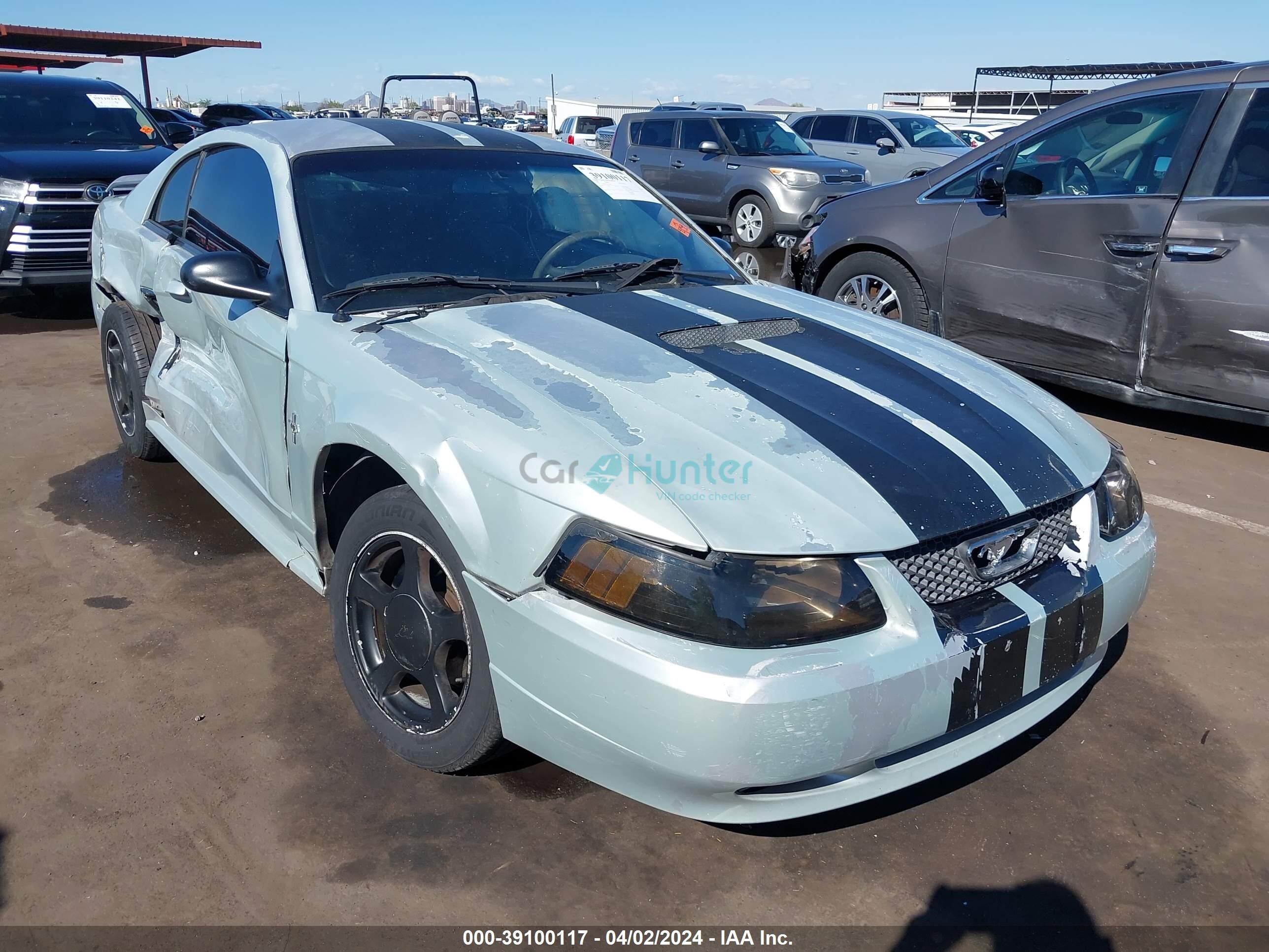 ford mustang 2002 1fafp40452f240330