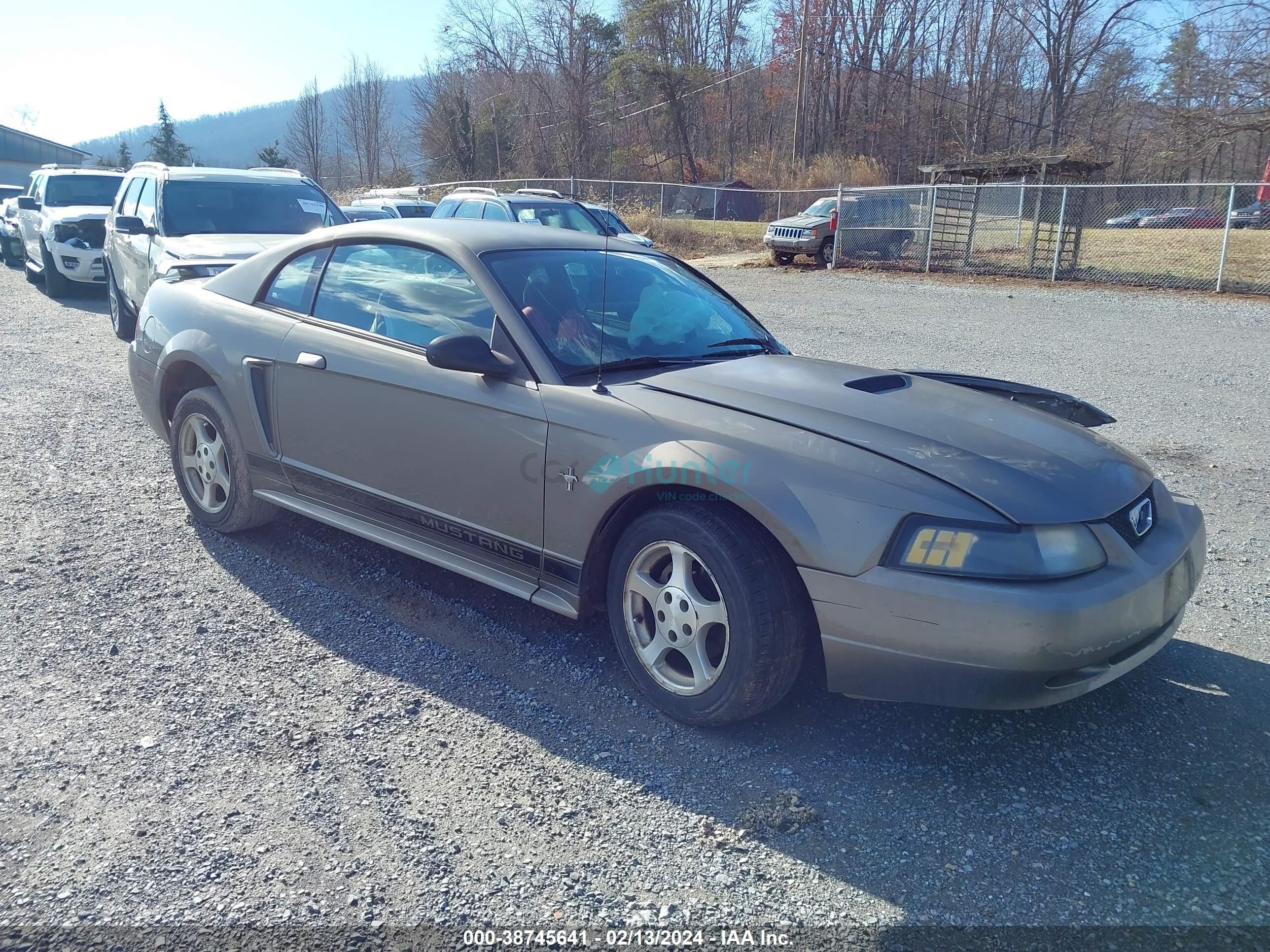 ford mustang 2002 1fafp40462f183345