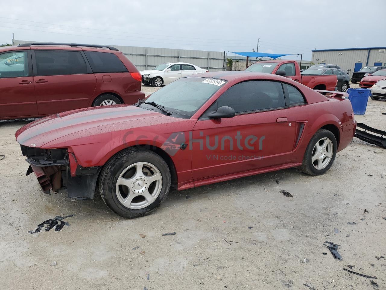 ford mustang 2004 1fafp40644f161185