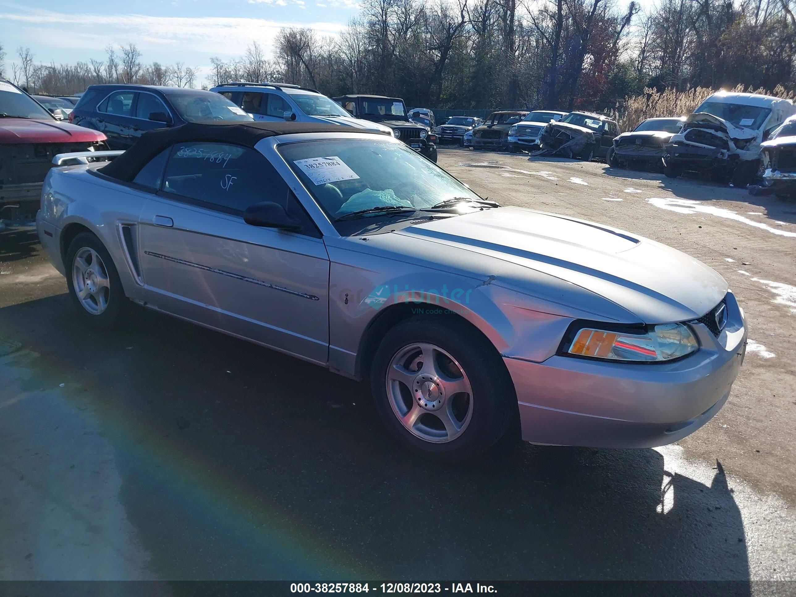 ford mustang 2003 1fafp44463f405586