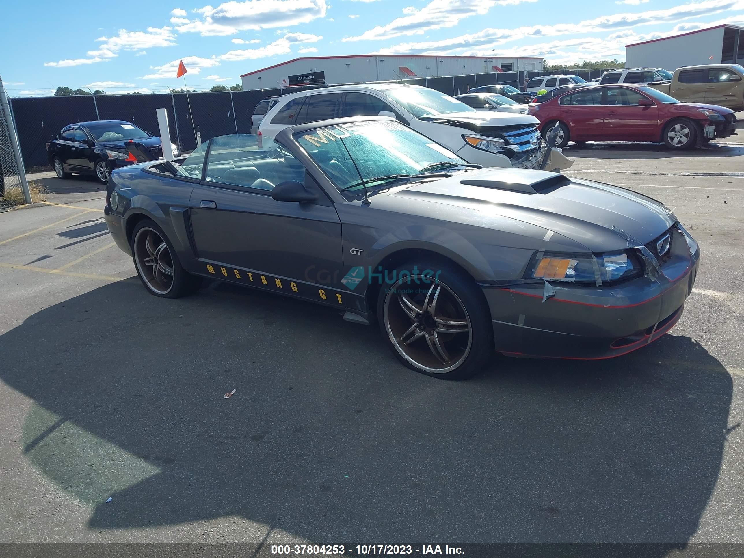 ford mustang 2003 1fafp45x43f325406
