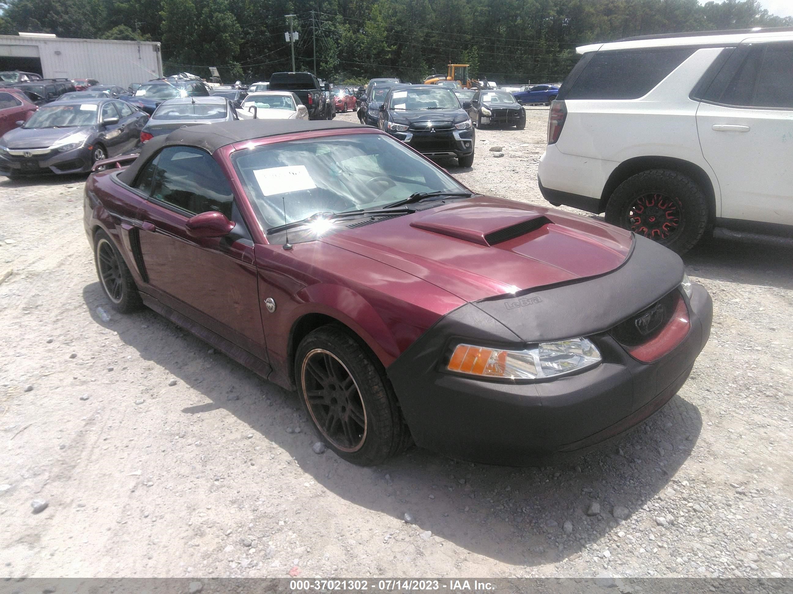 ford mustang 2004 1fafp45x74f129509