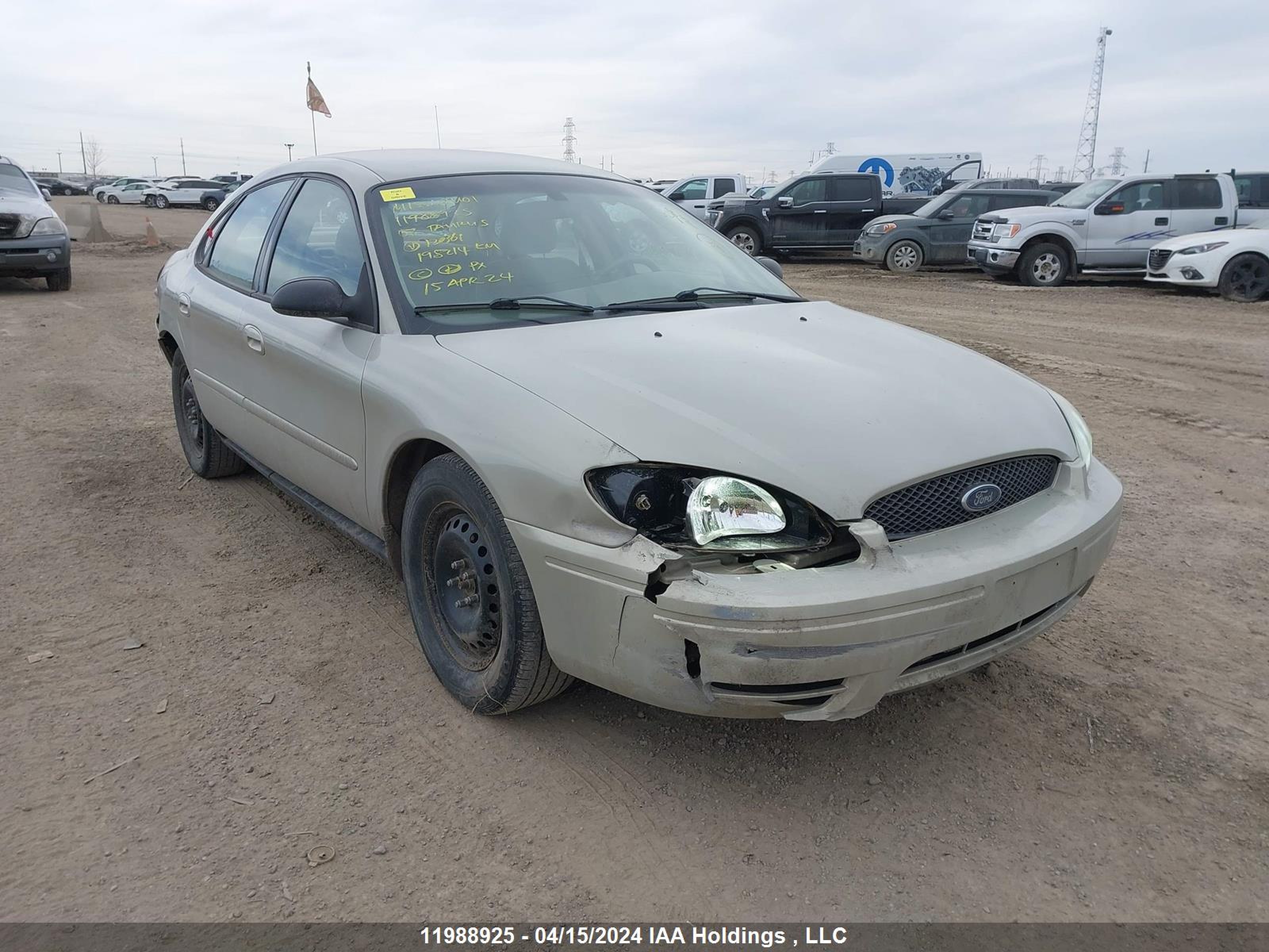 ford taurus 2007 1fafp53u07a120361