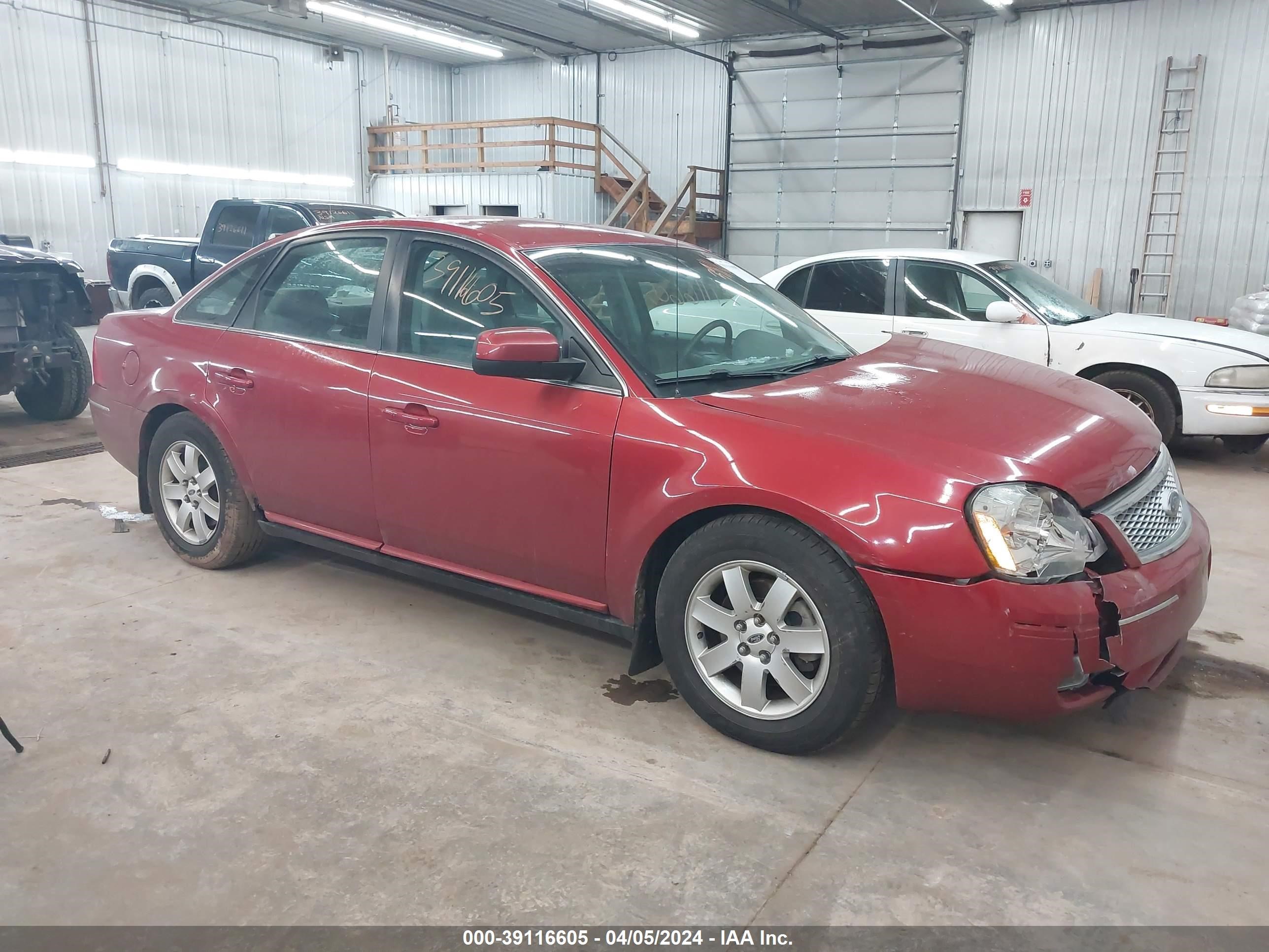 ford five hundred 2007 1fahp24137g108536