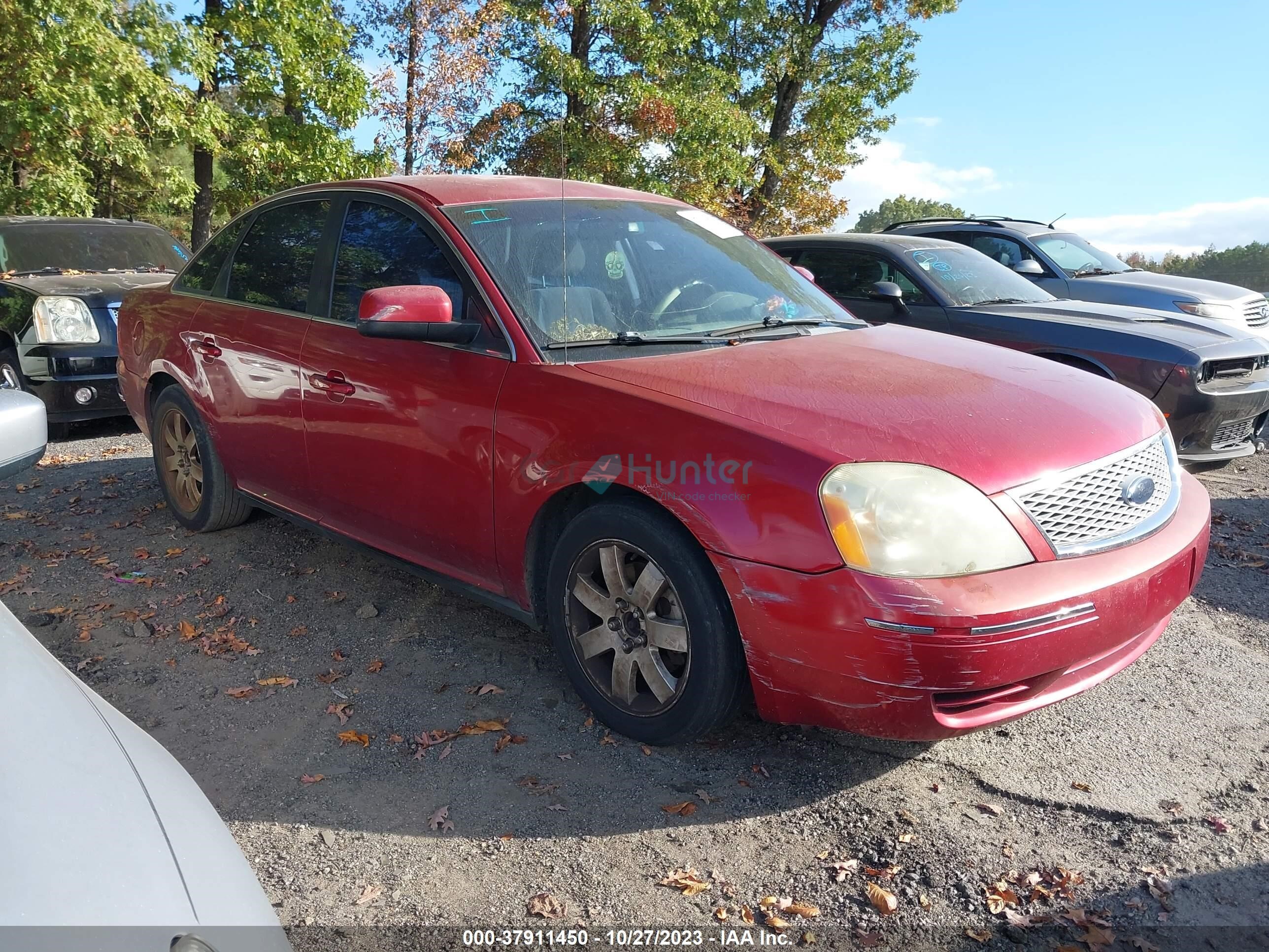 ford five hundred 2007 1fahp24137g134313
