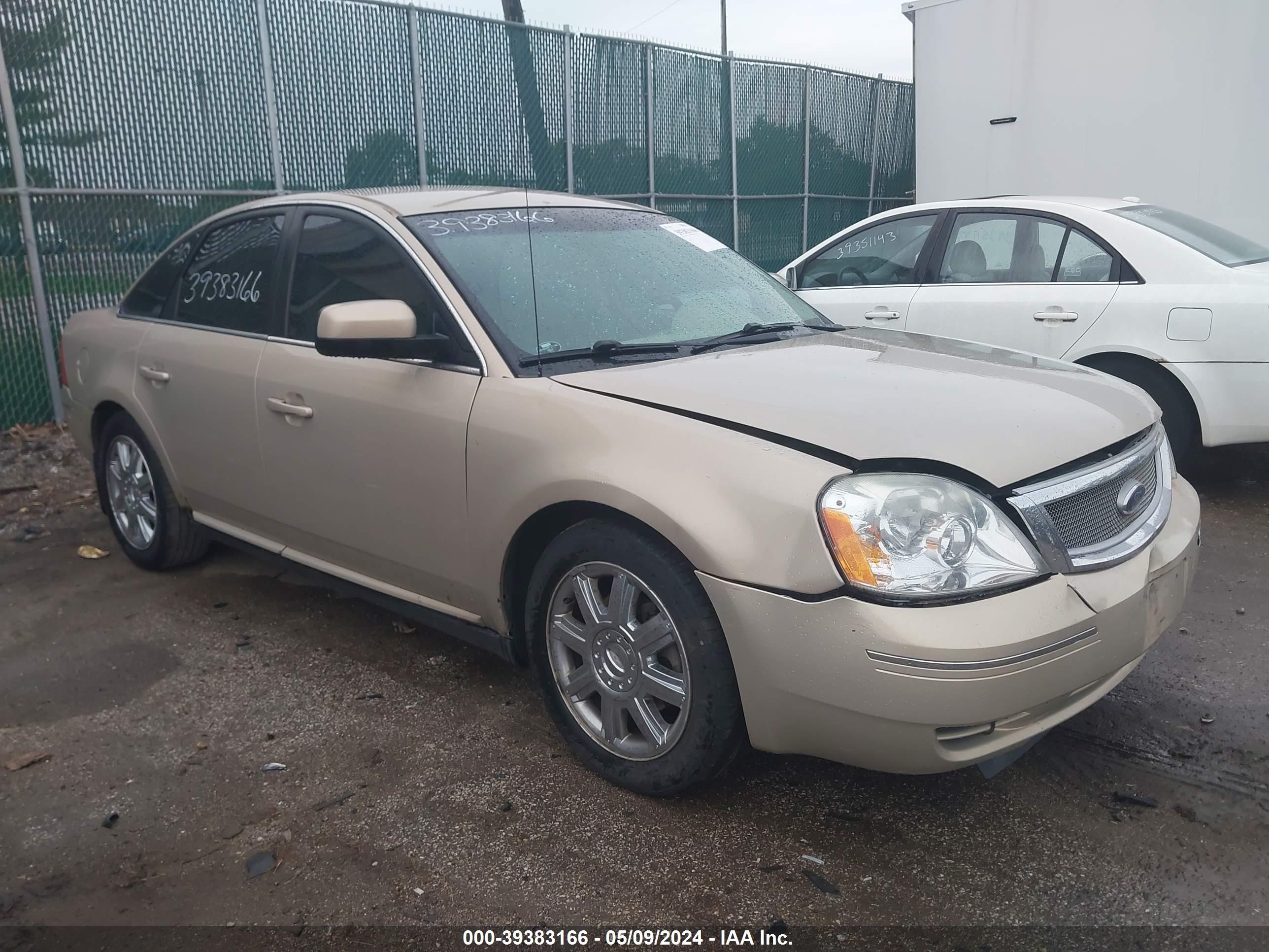 ford five hundred 2007 1fahp24167g132622