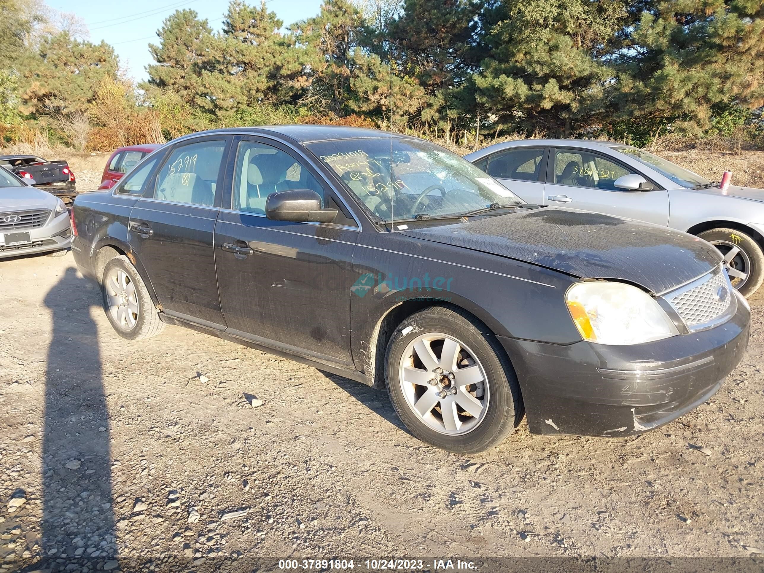 ford five hundred 2007 1fahp24187g152919