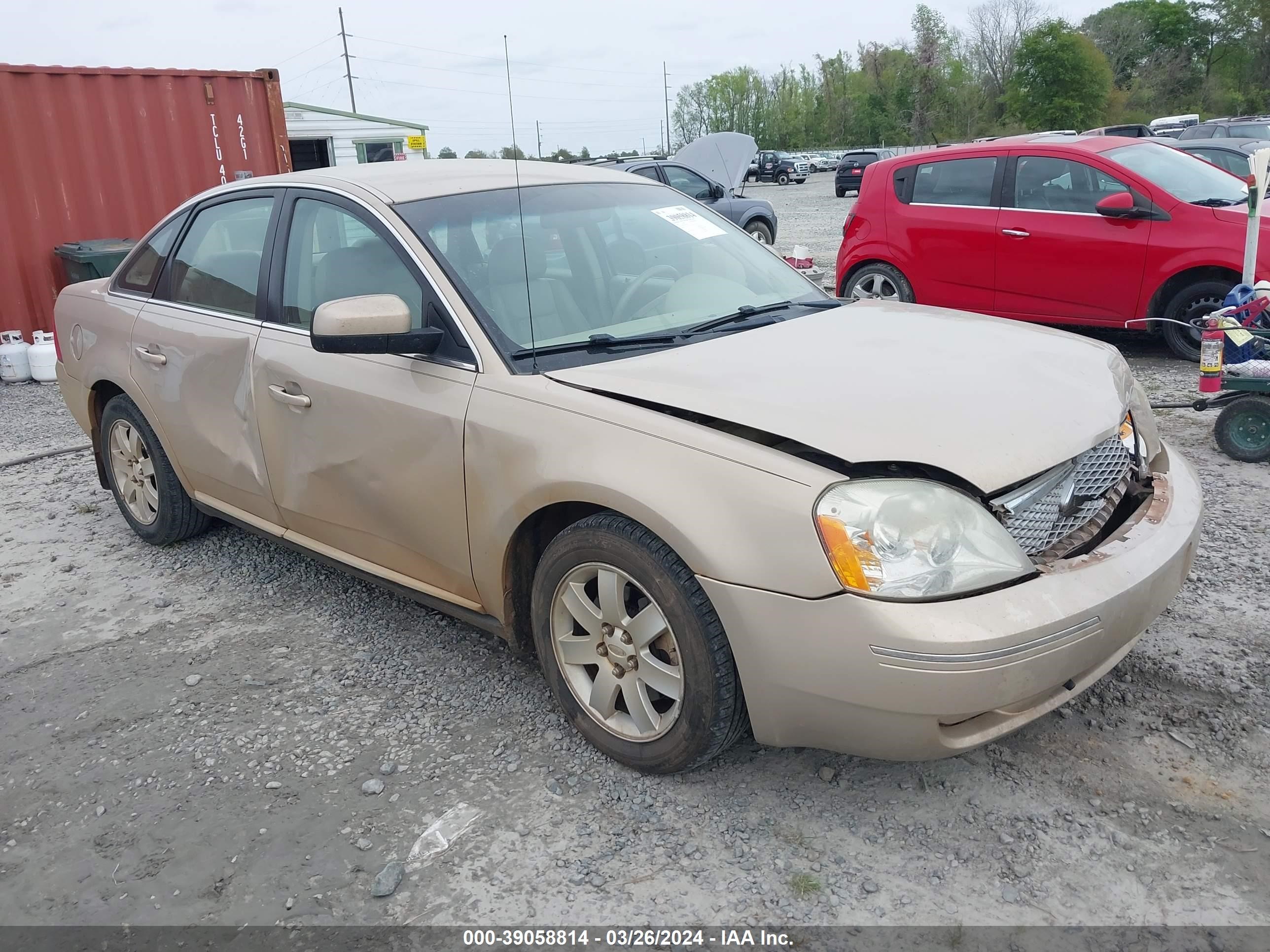 ford five hundred 2007 1fahp24197g125096