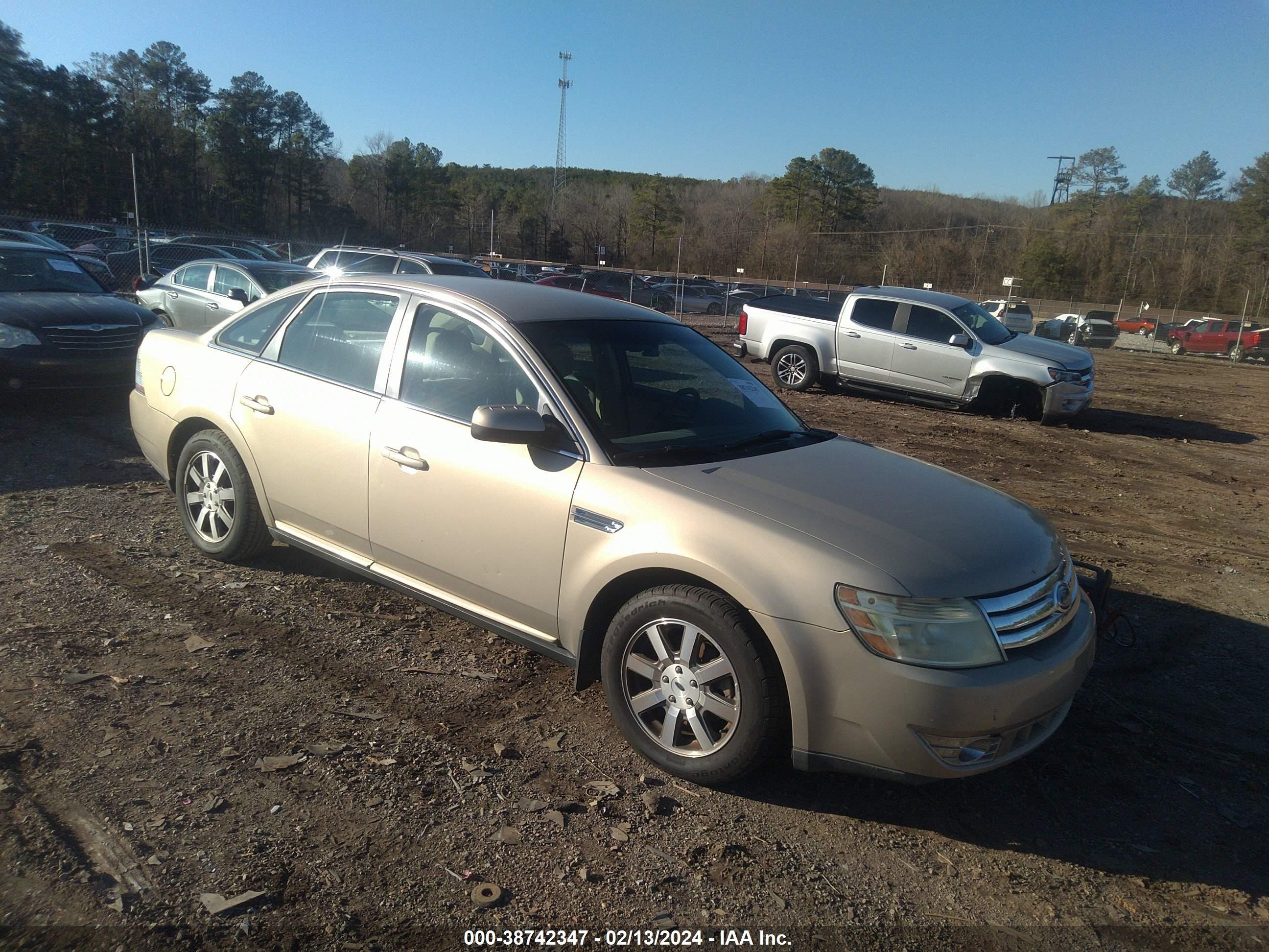 ford taurus 2008 1fahp24w38g158671