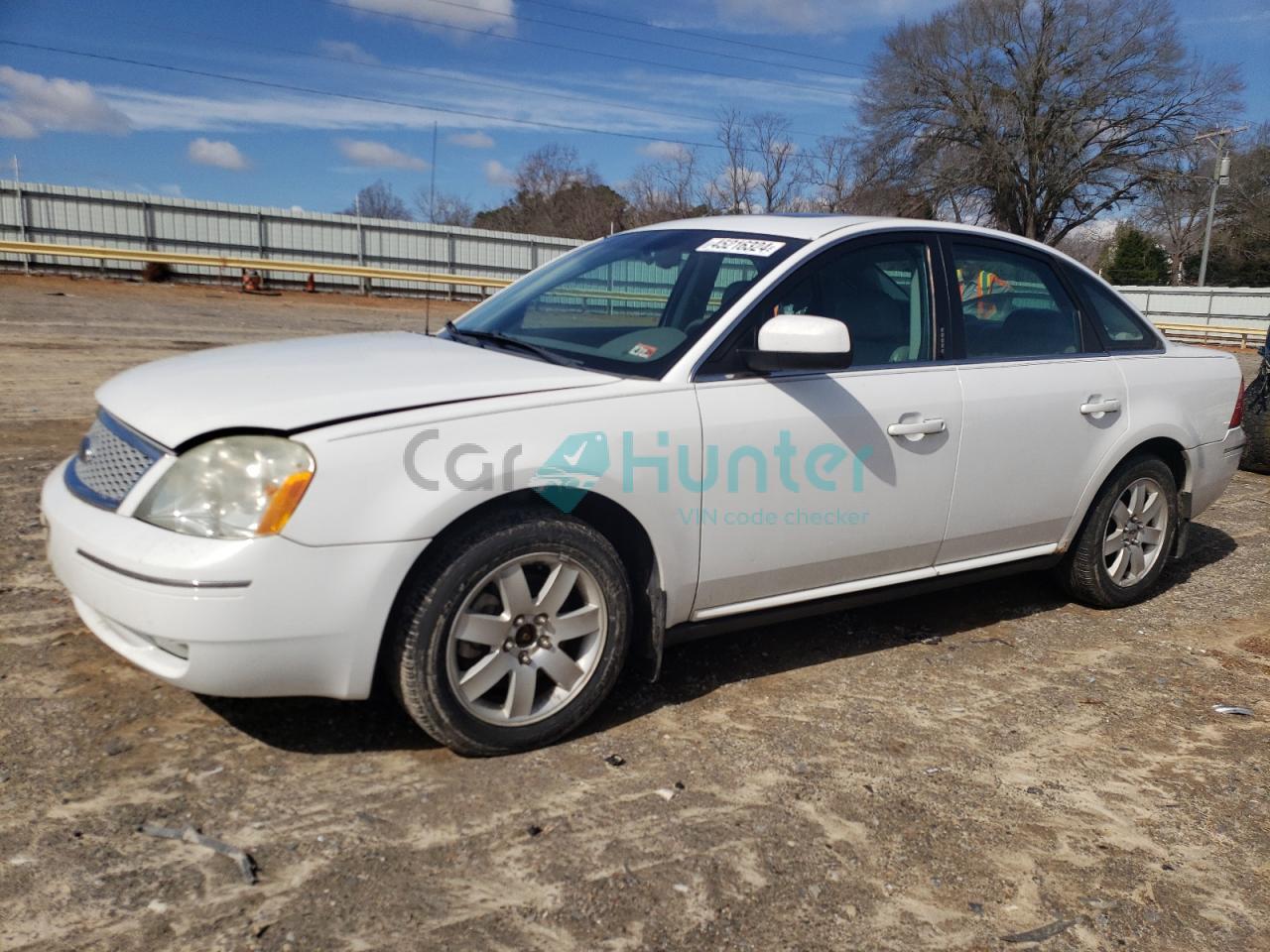 ford five hundred 2007 1fahp27117g140932