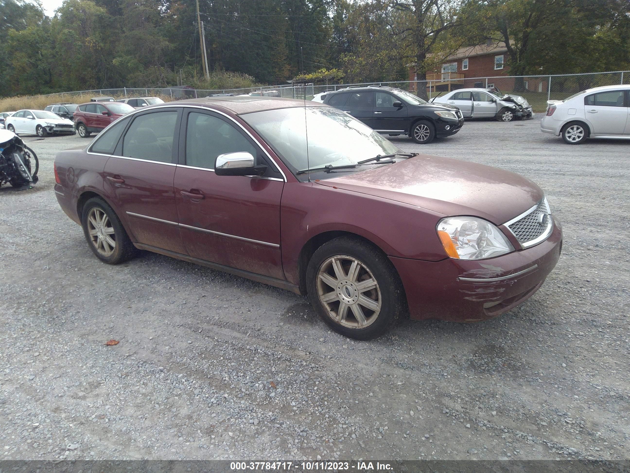 ford five hundred 2005 1fahp28115g183663