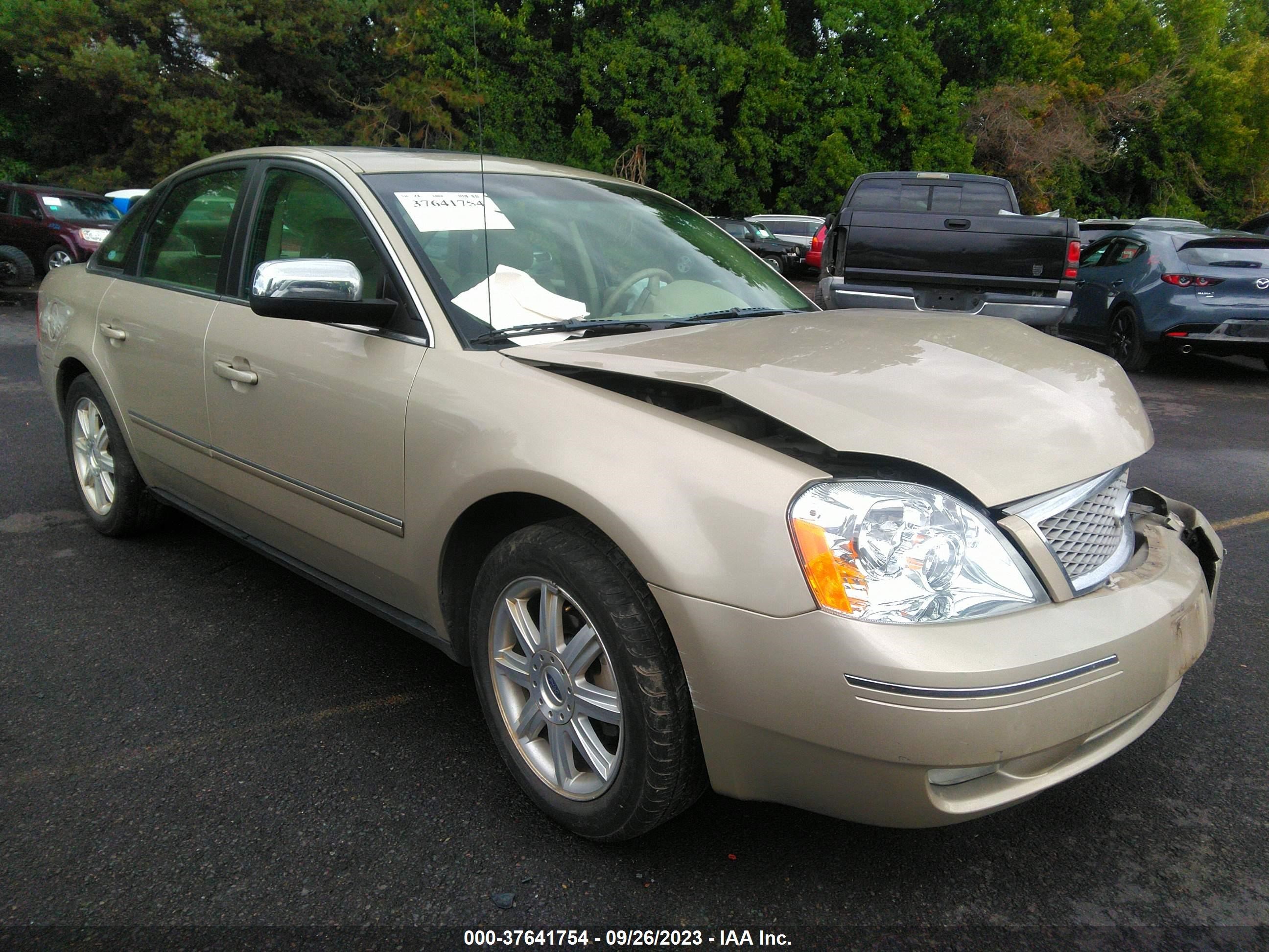 ford five hundred 2005 1fahp28145g102736