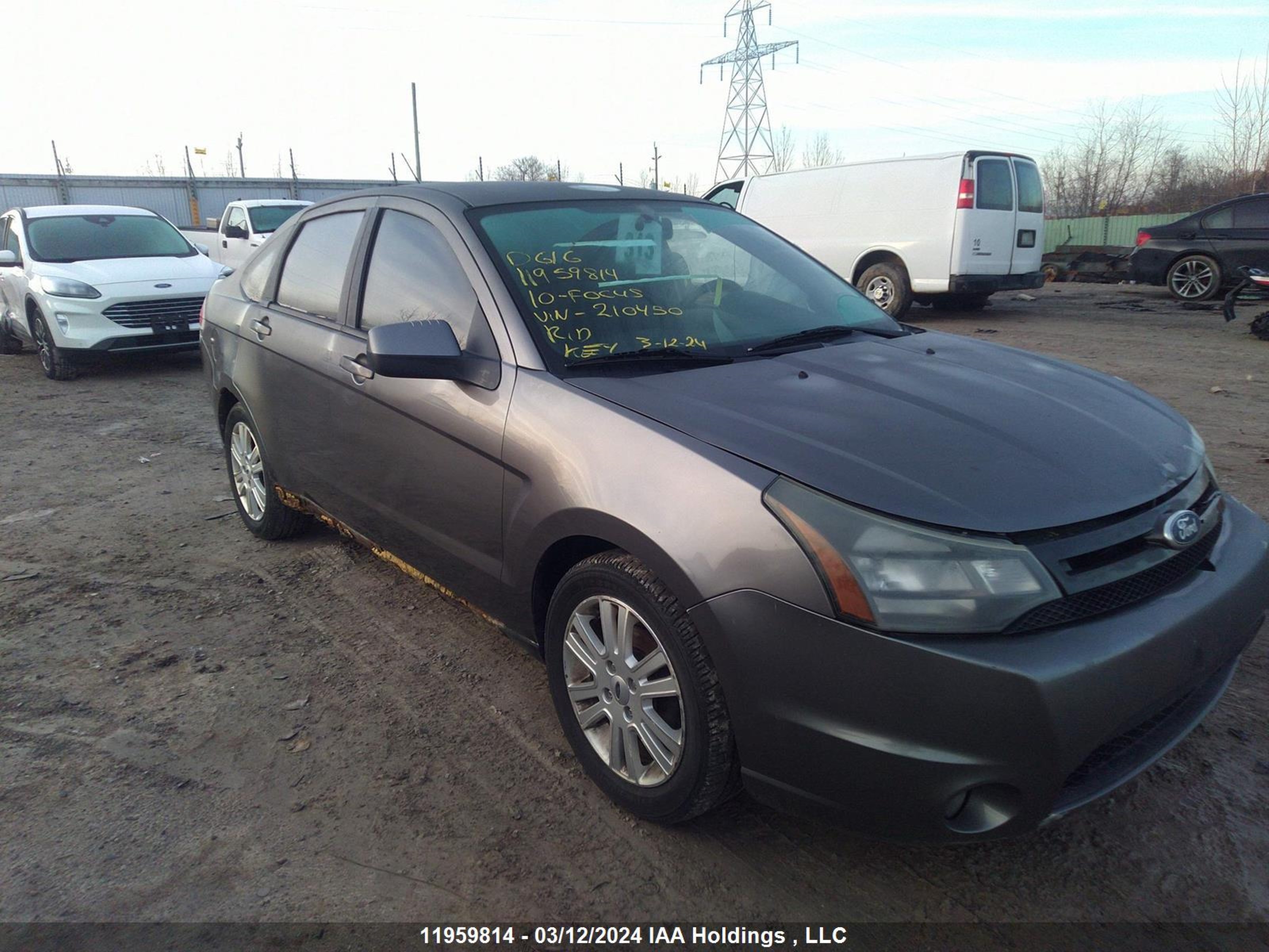 ford focus 2010 1fahp3gn8aw210450