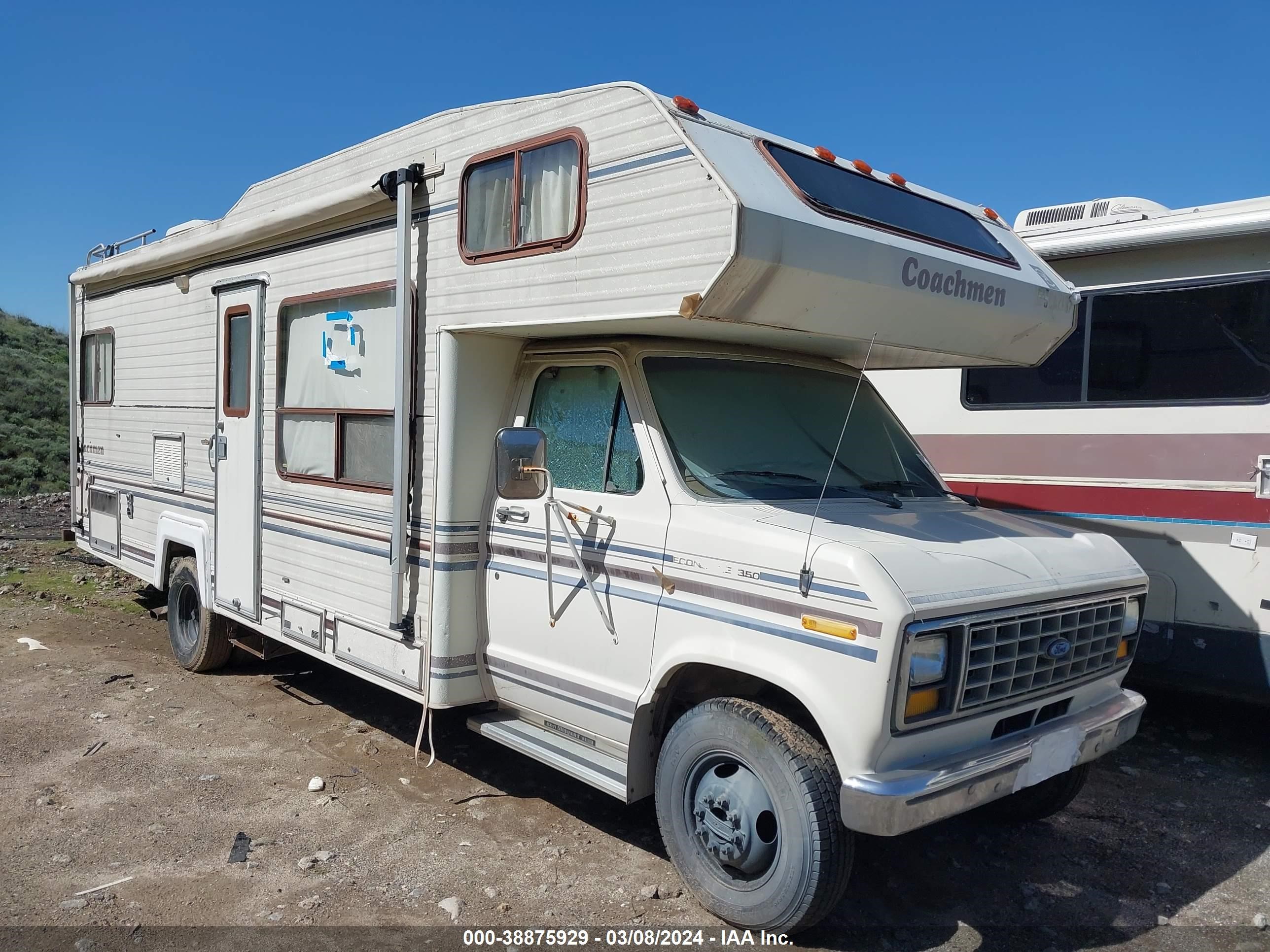 ford econoline 1986 1fdke30l4ghc26491