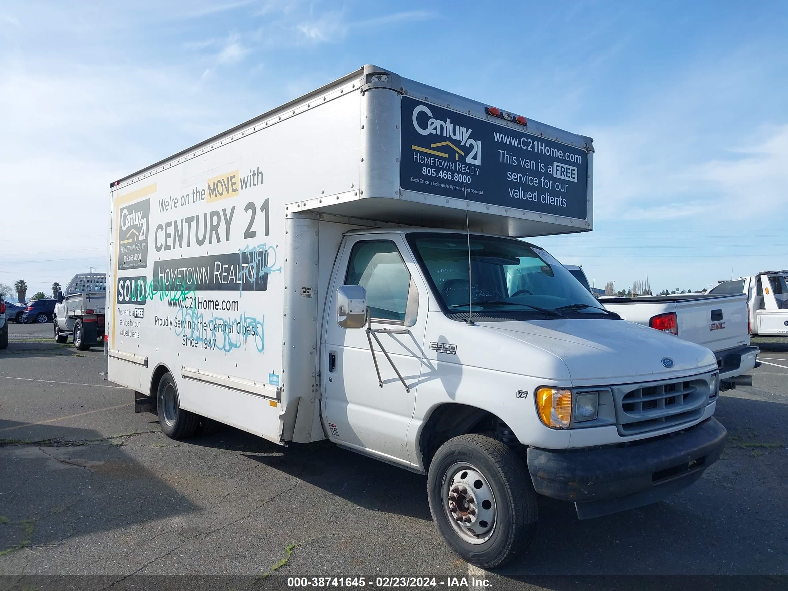 ford econoline 2001 1fdwe35l81ha94255