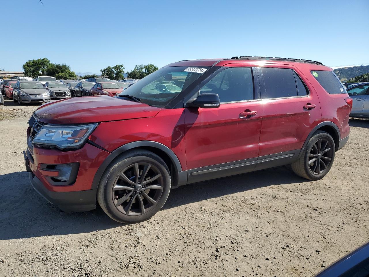 ford explorer 2017 1fm5k7d83hgb66469