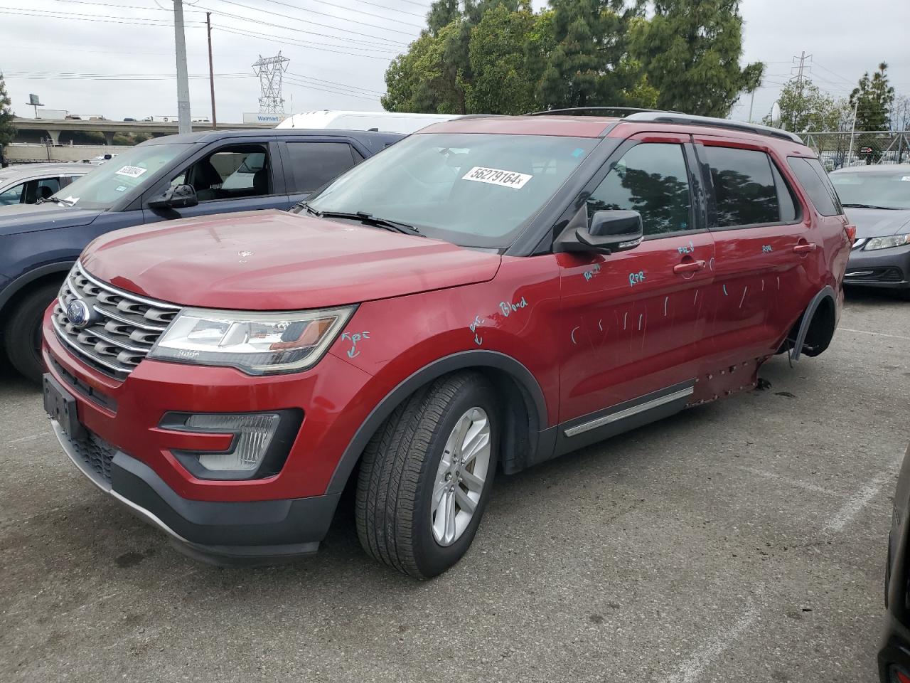 ford explorer 2017 1fm5k7d85hga69841